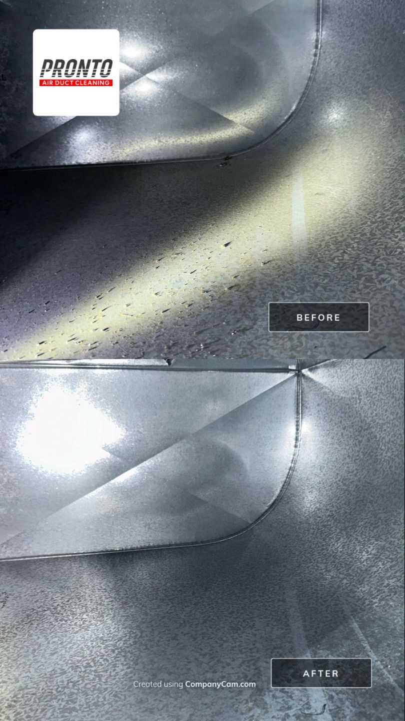 Air duct cleaning using Hypervac by Pronto Air Duct Cleaning