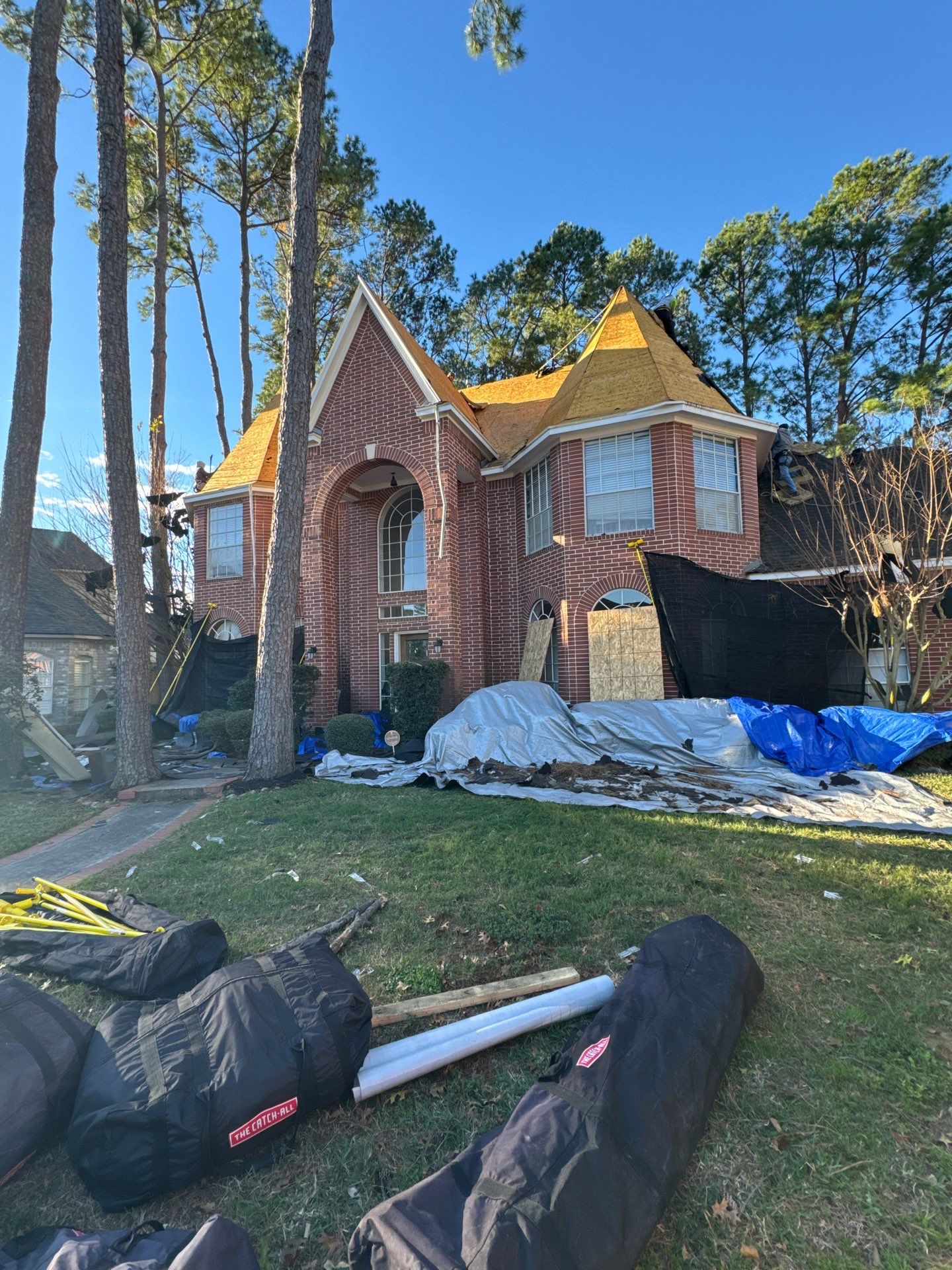 Project in Spring, TX by True Line Roofing and Exteriors