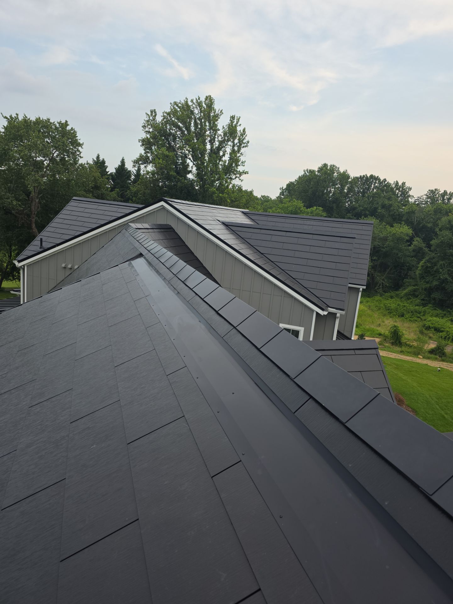 Tesla Solar Roof + Powerwall & SPAN Panel Integration | Fairfax, VA by American Home Contractors