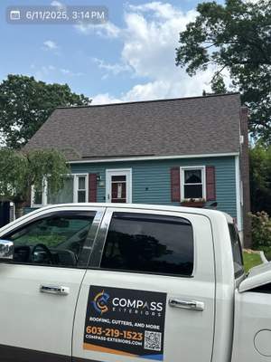 Roof Replacement in Manchester, NH | Owens Corning Teak Shingles & Structural Decking Repairs