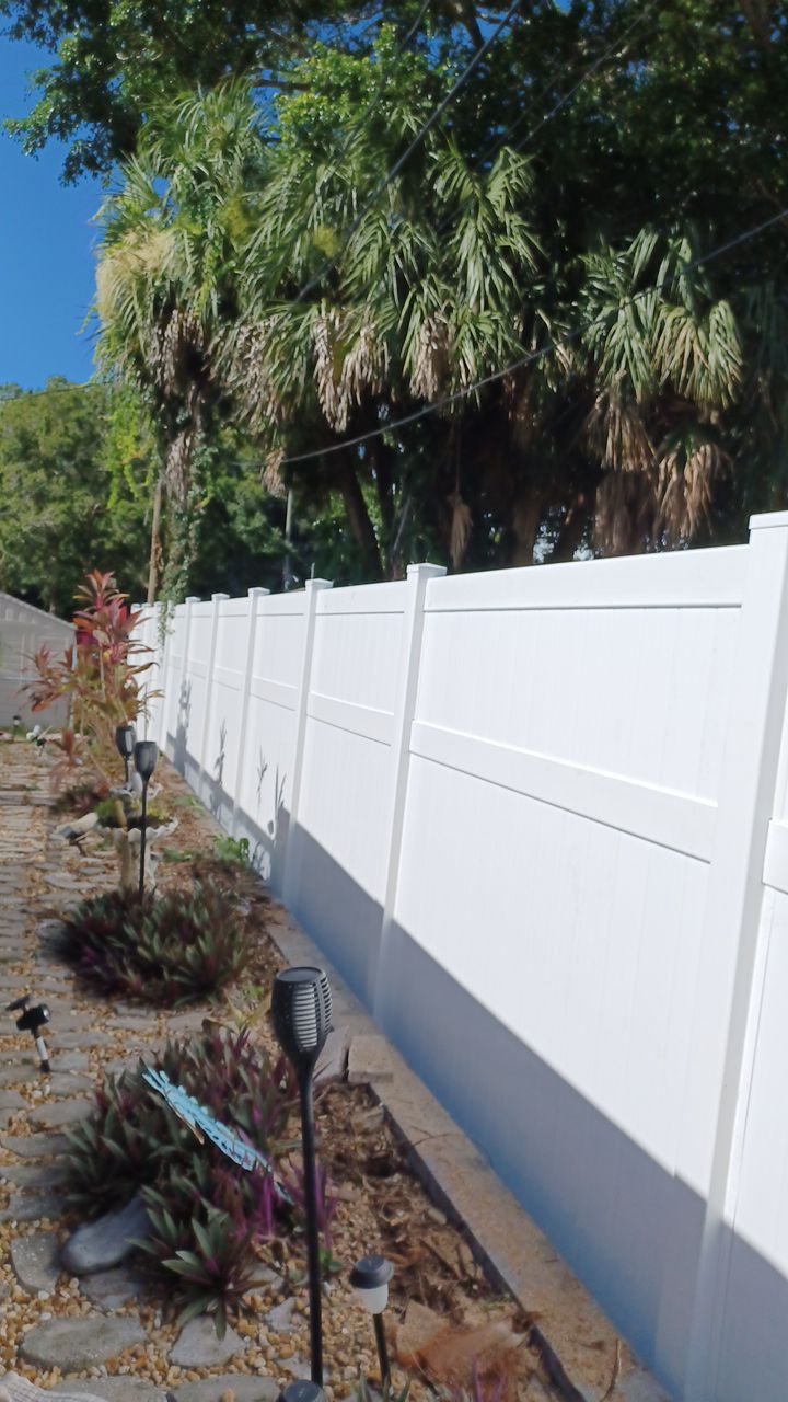 Venice, FL 6ft. Tall White Vinyl Privacy Fence  by Asap fence and gates, LLC