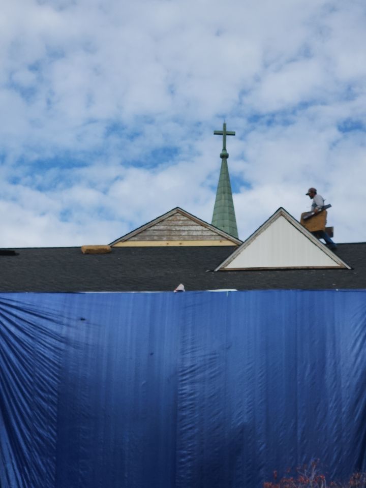 Mebane United Methodist Church by Just In Time Roofing and Restoration