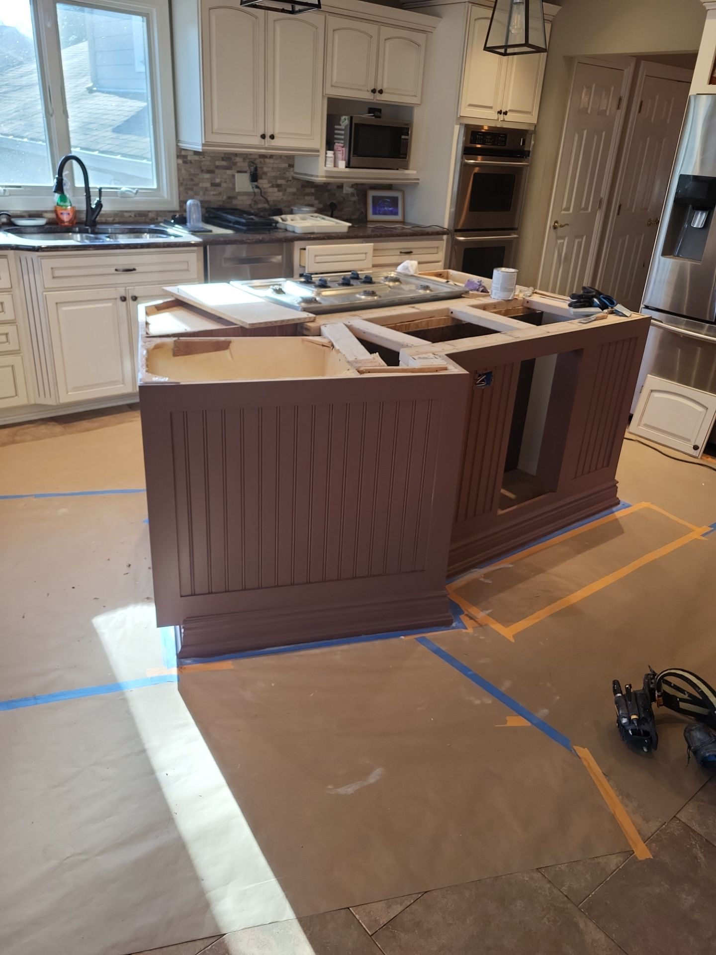 Custom Island Remodel by Spectrum Painting, LLC