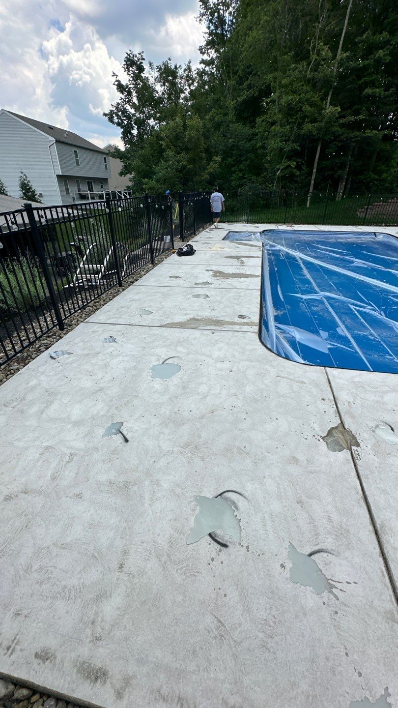 Oxford Pool Deck Project in Baden by Floors in a Day, Inc
