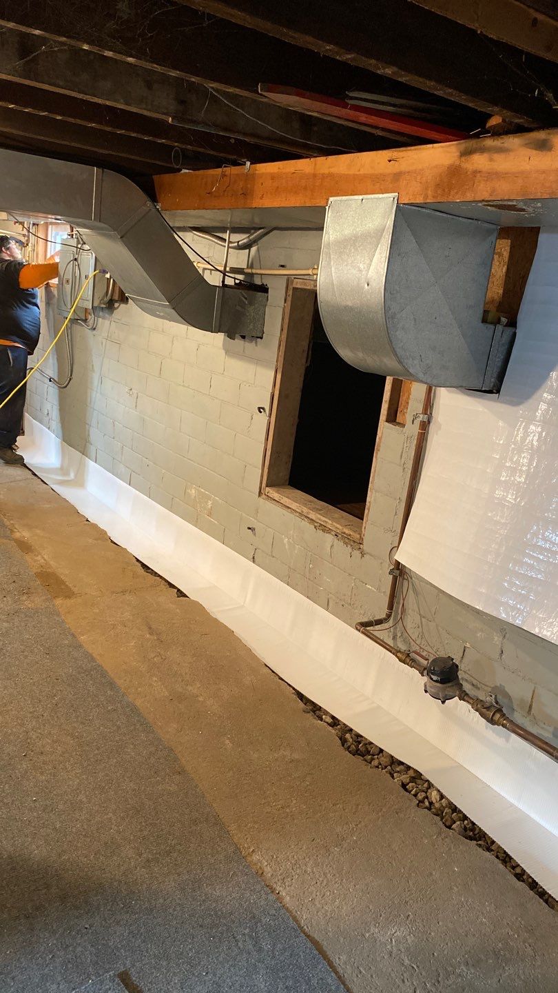 Interior Basement Waterproofing System by Toledo Basement Repair 