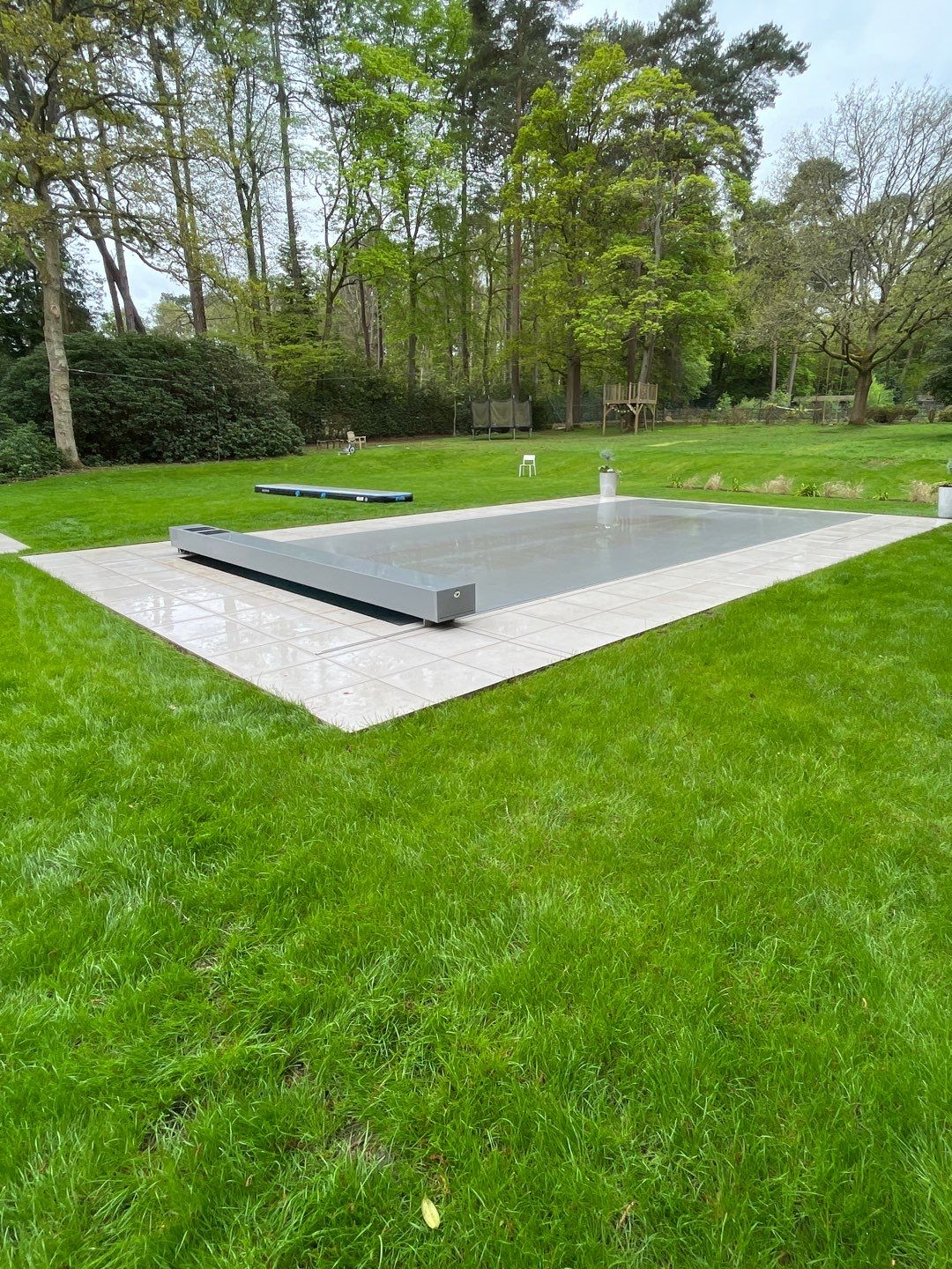 Porcelain Patio Clean using Honda 15lpm Low Pressure Washing Machine by Ges Exterior Cleaning ltd