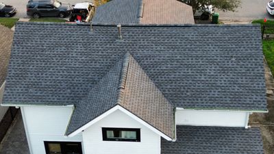 Houston Residential Roof Replacement Featuring GAF HDZ Shingles in Pewter Gray