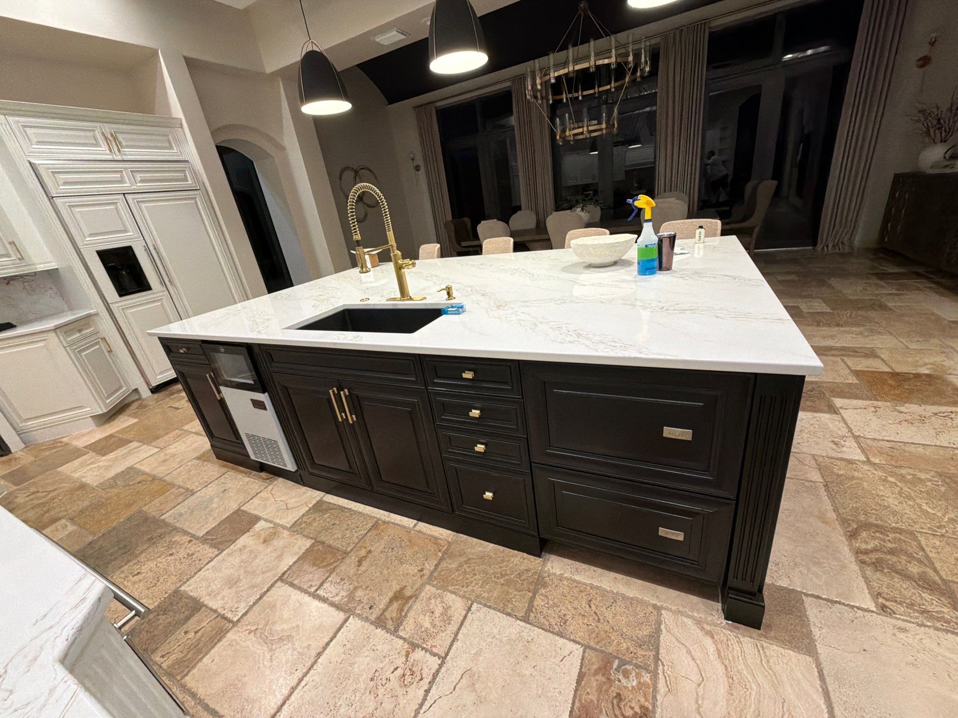 Two Tone Cabinets Repaint by Fresh Coat Painters