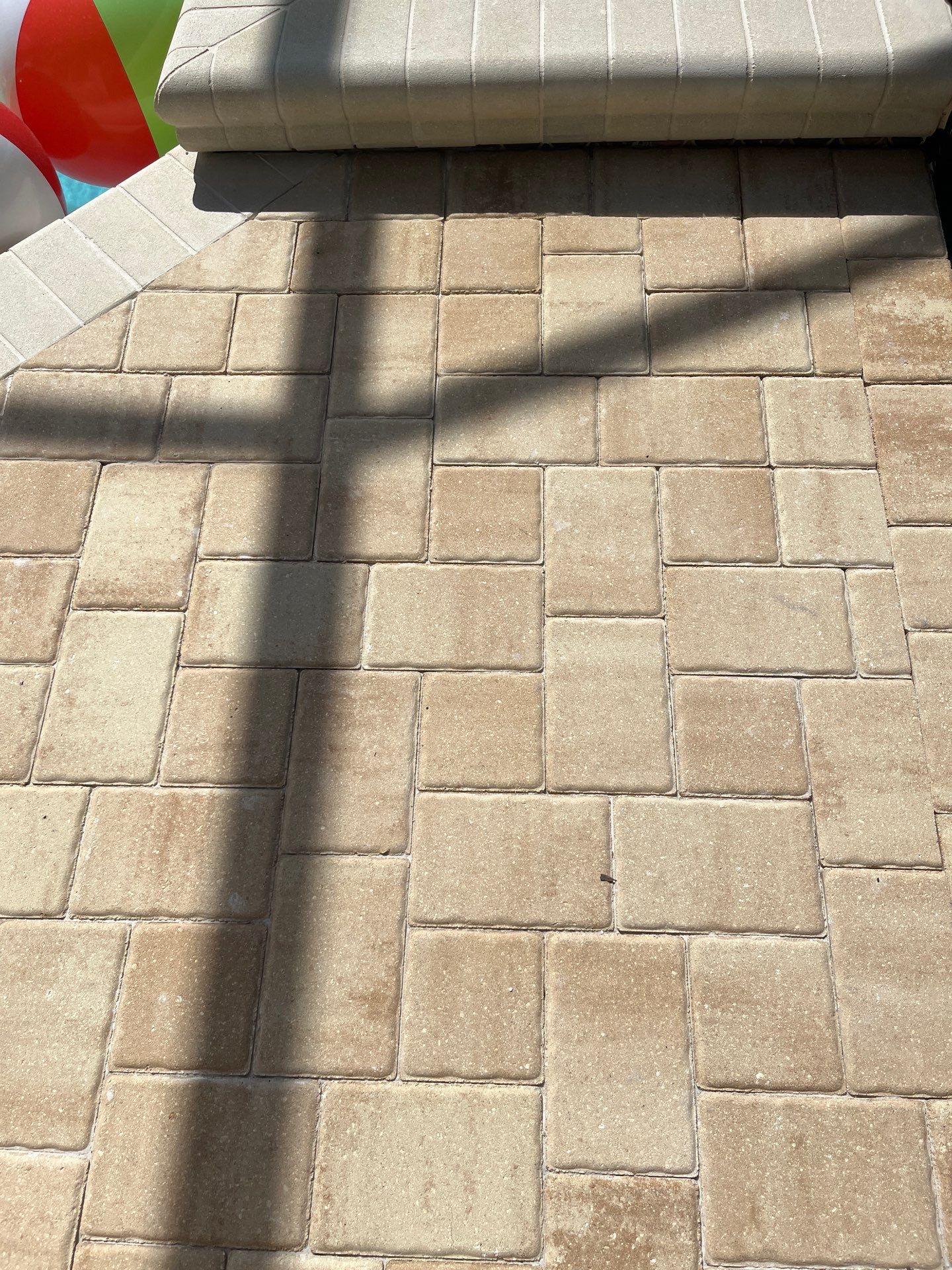 Custom Tan Paver Pool Deck and Patio in Sun City Center by Supreme Paver Experts