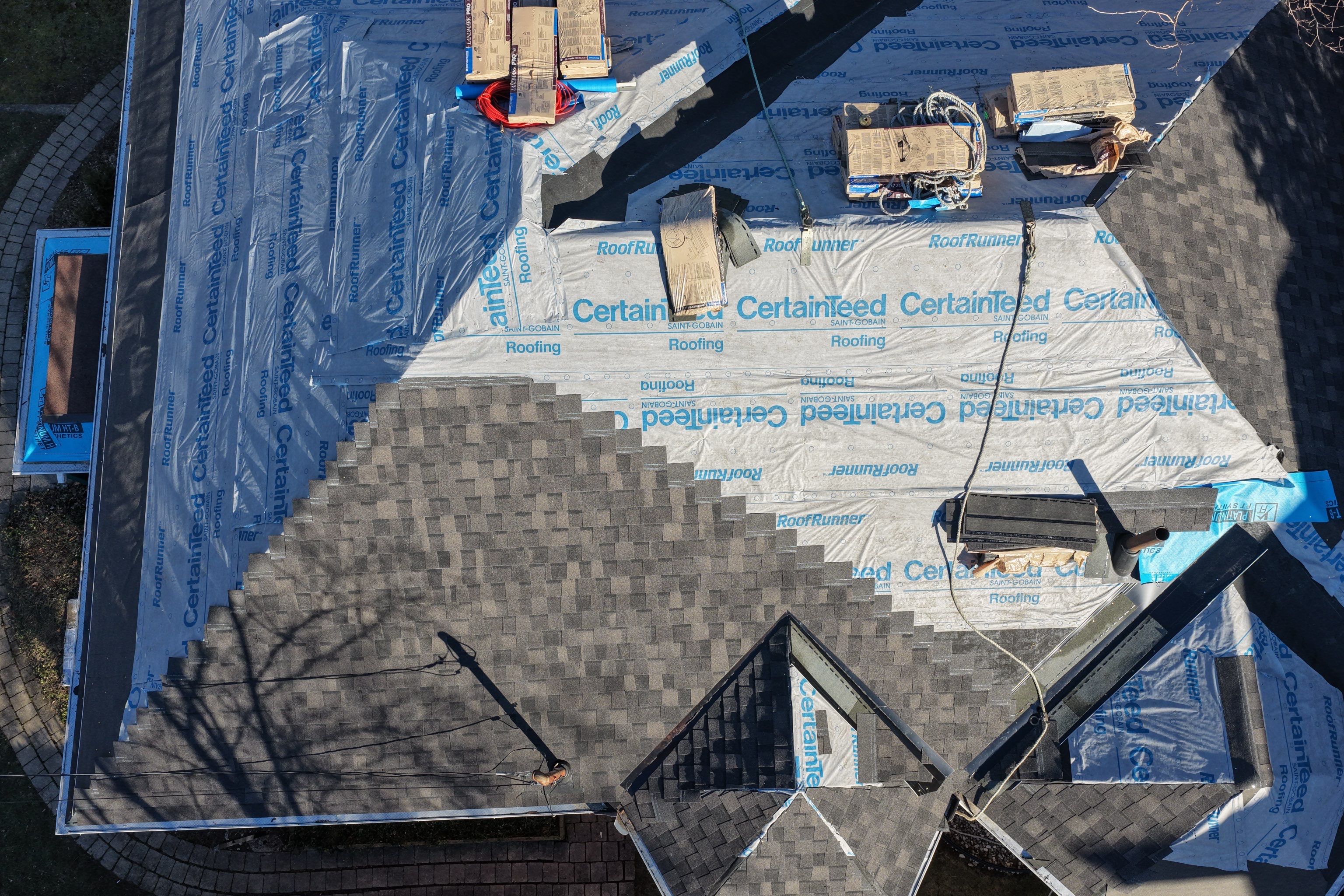 Project in Hamilton by The Roofing Crew