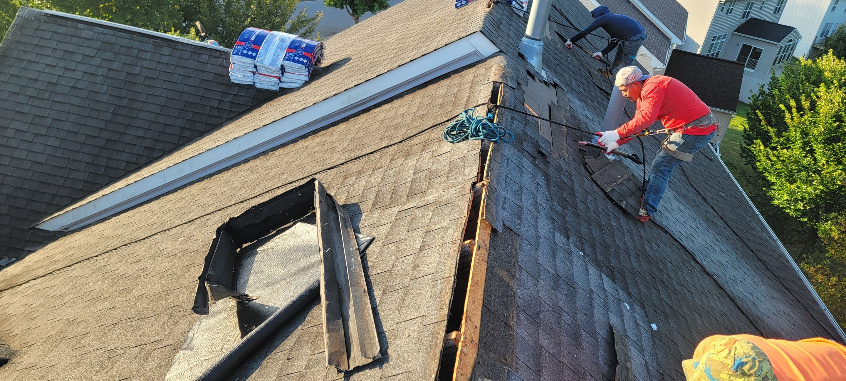 Roof Installation using GAF Timberline HDZ by ExteriorPros