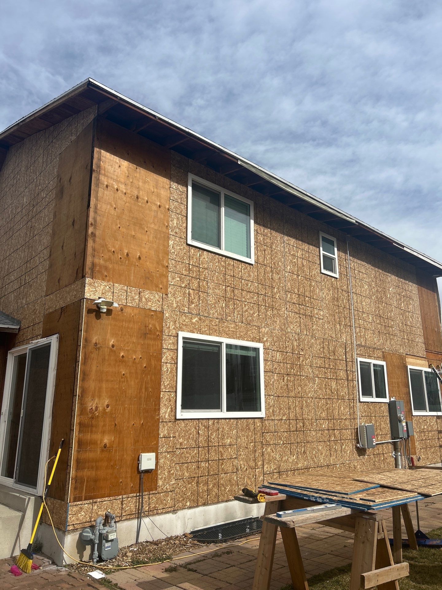 Sandy | Strategic Hardie & Vinyl Integration | Cobble Stone & Desert Sand by Ideal Siding Utah