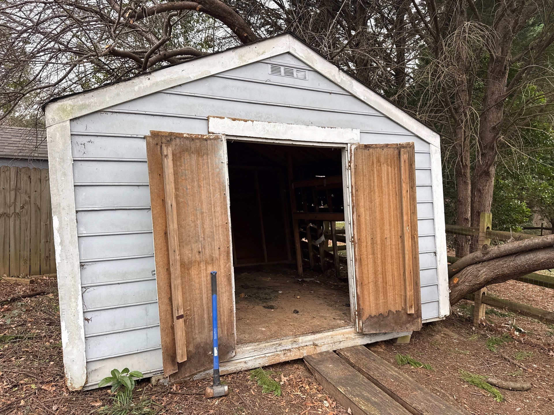 Project in Matthews by Badger Hauling