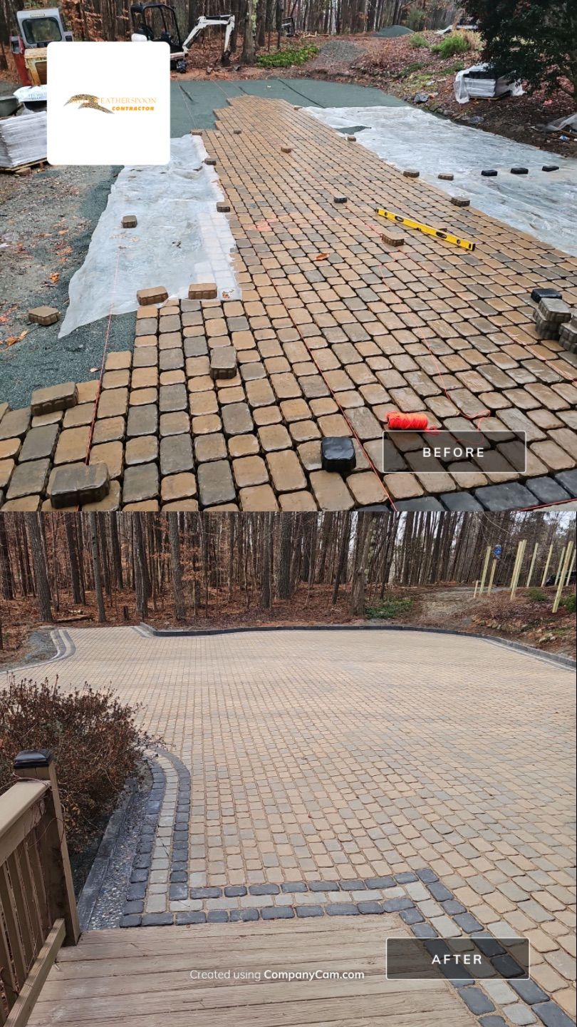 Permeable Paver & Sauna Build by Billy Weatherspoon Contractor