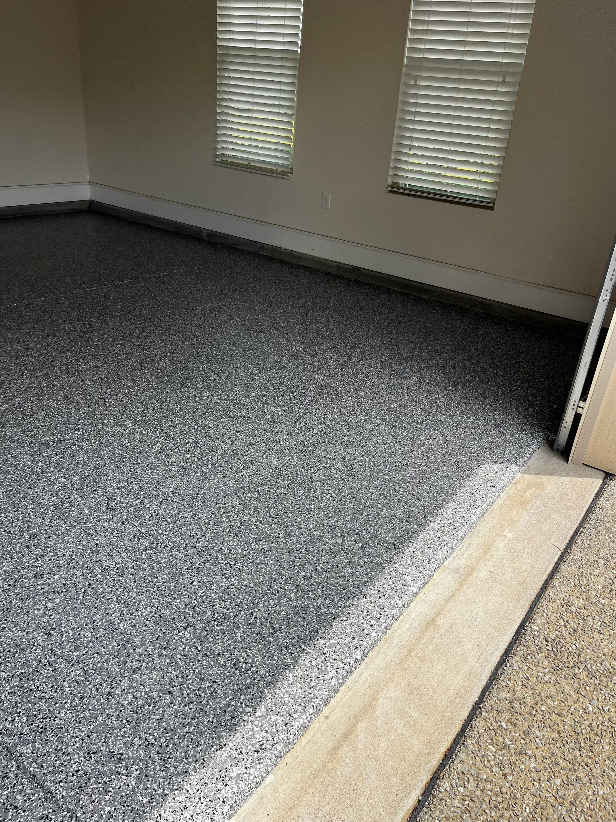 Garage Floor Coating using Wombat by My Garage Floor Guys