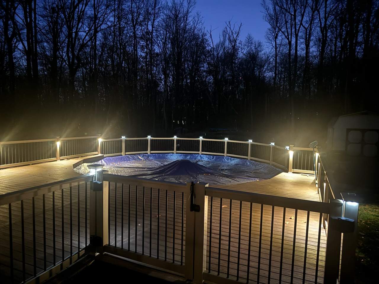 Above Ground Pool Deck by Wyomissing Construction LLC 