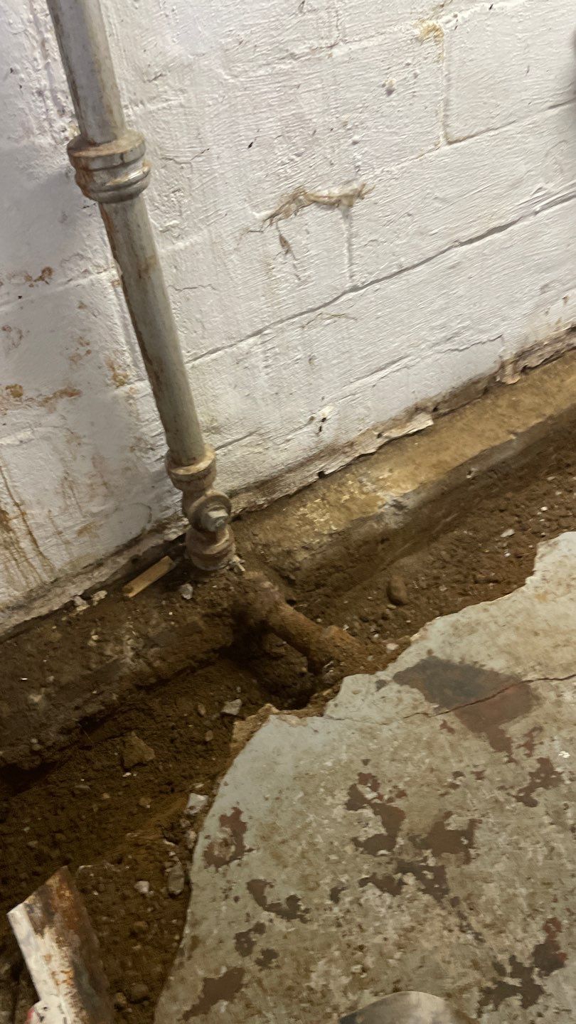 Interior Drain Tile & Yard French Drain in St. Paul, MN by Waterproofing Northeast