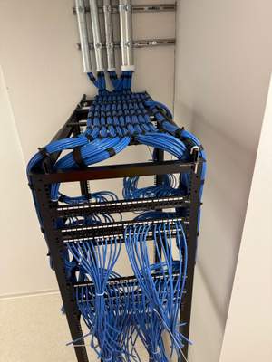Cat6 CMP Structured Cabling Project – Growing Law Firm, Irvine, CA