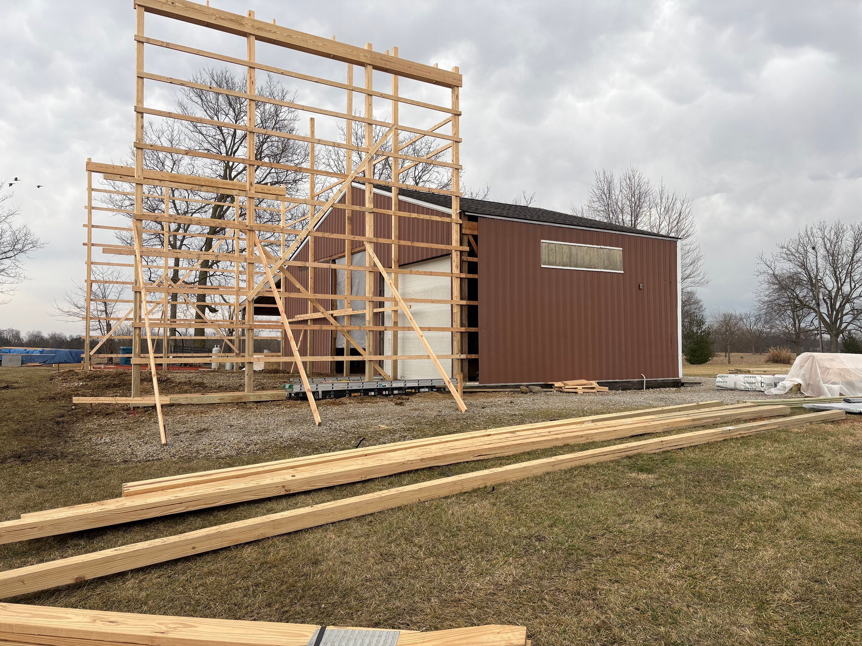 40'x22'x23' addition by The Barn Builders 