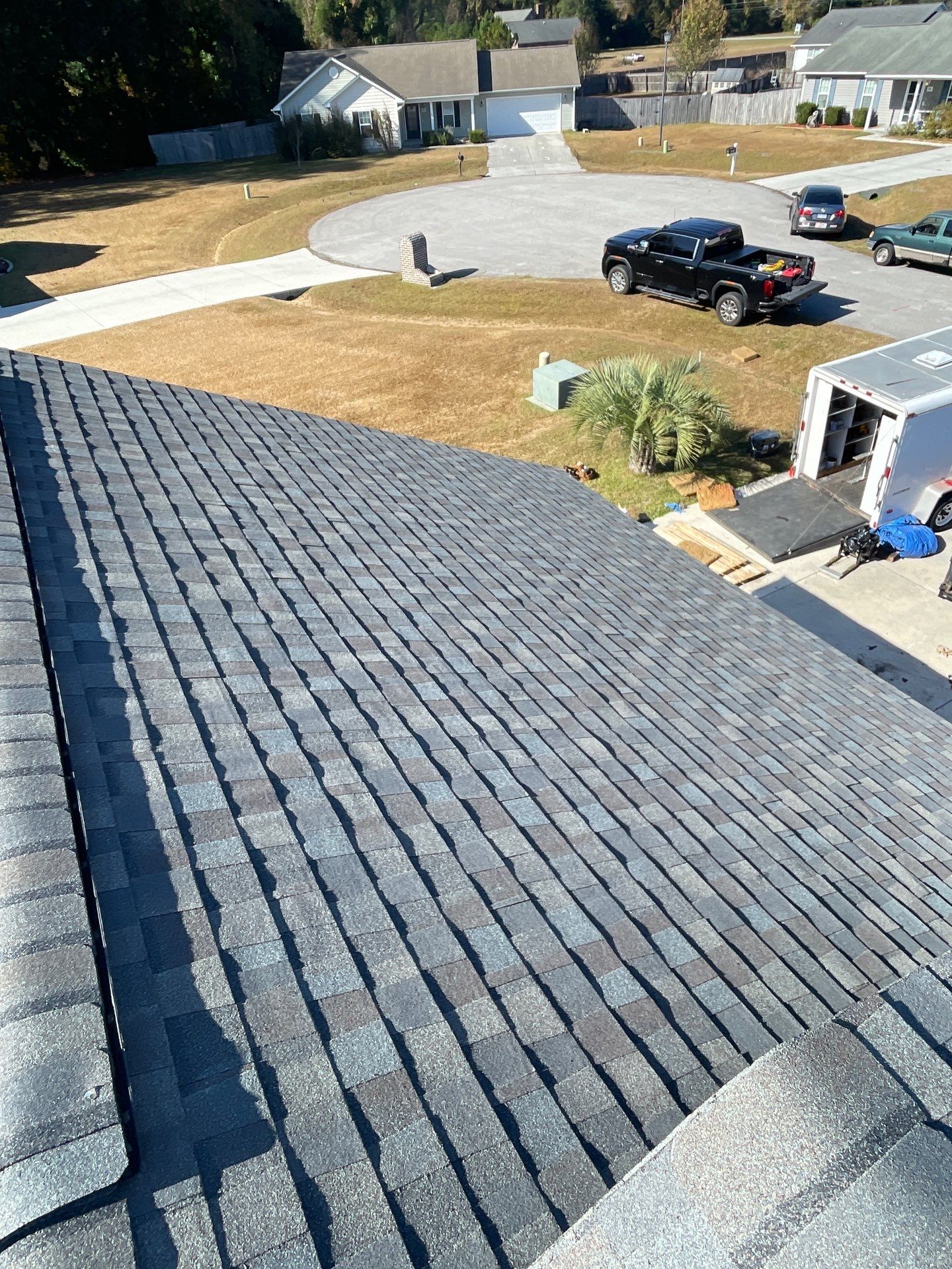 Roof Replacement using CertainTeed Shadow Hip & Ridge Driftwood by RGR Construction and Roofing, LLC
