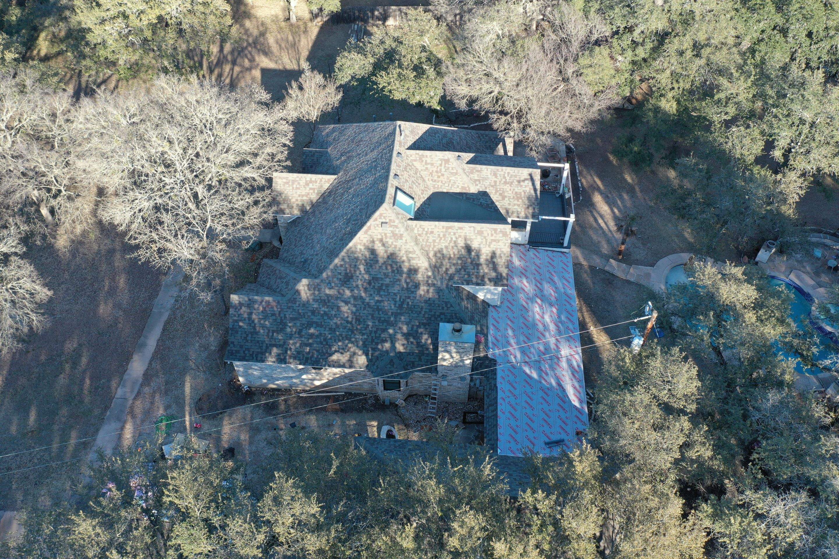 Residential Roof Replacement using Owens Corning Duration by Action Exteriors Austin