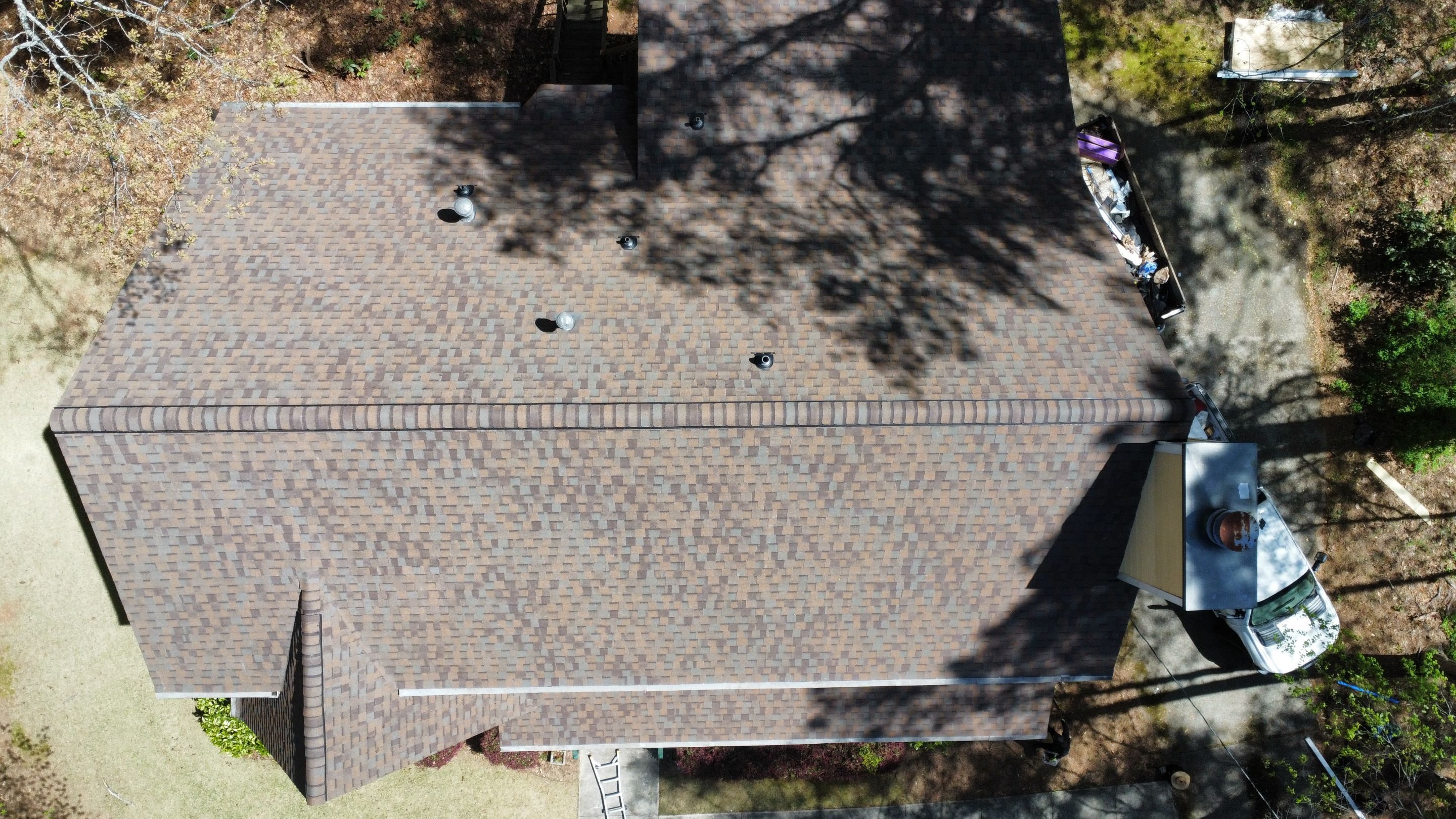 Powder Springs, GA Roof Replacement CertainTeed Landmark Pro Max Def Heather Blend by Reset Roofing