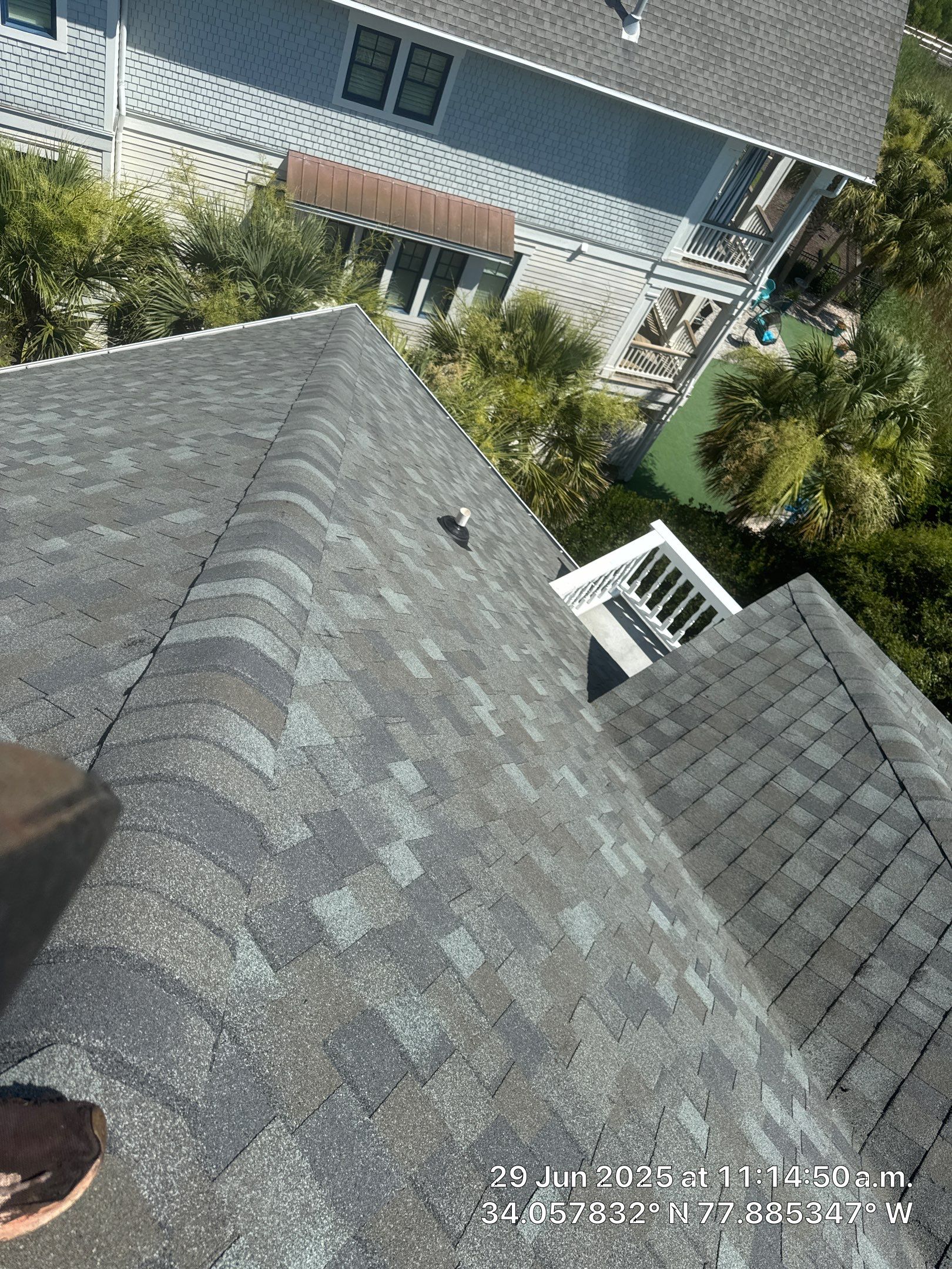 Insurance Claim Roof Replacement in Carolina Beach, NC Using CertainTeed Georgetown Gray by RGR Construction and Roofing, LLC