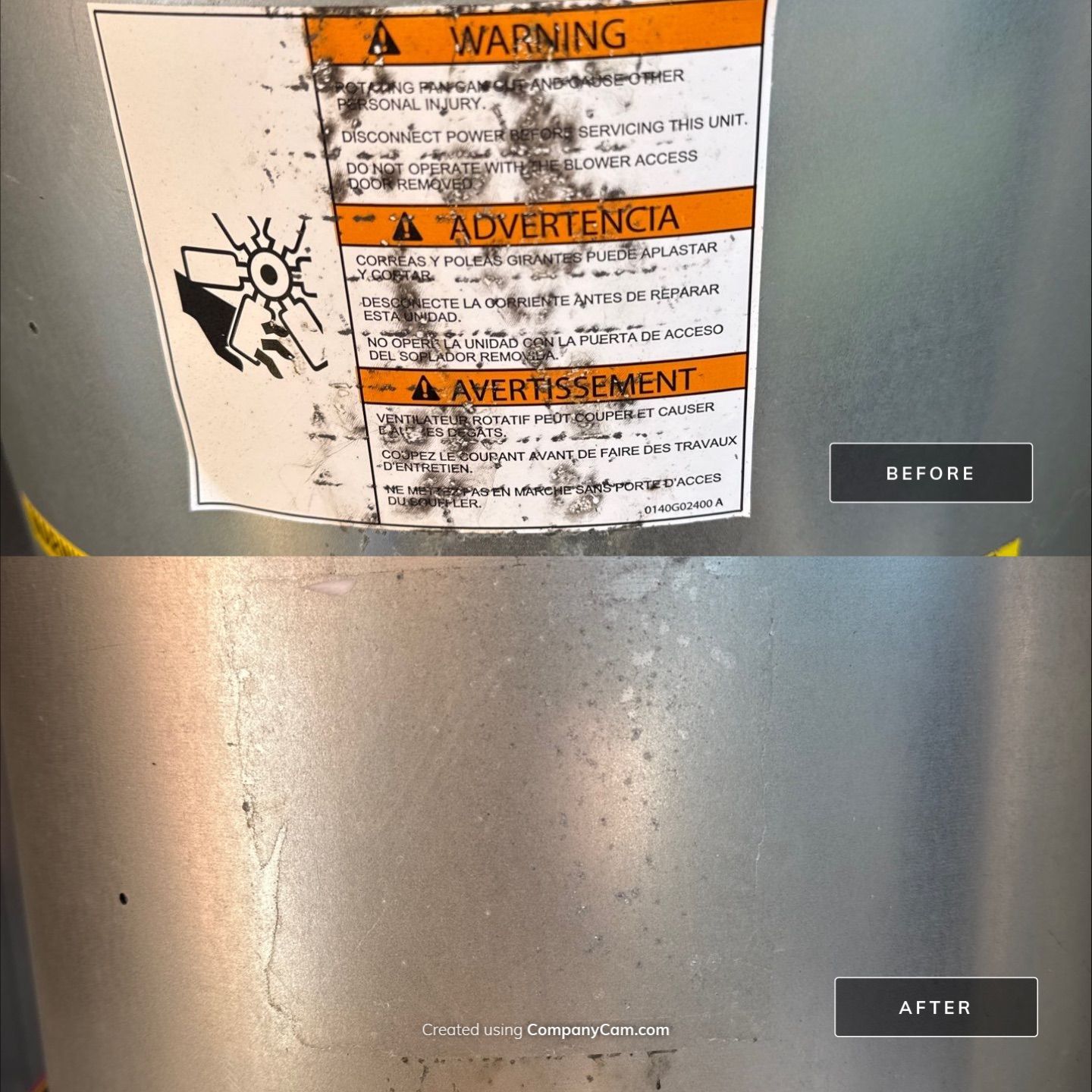 Project in Columbus by Voyager Air Duct Cleaning