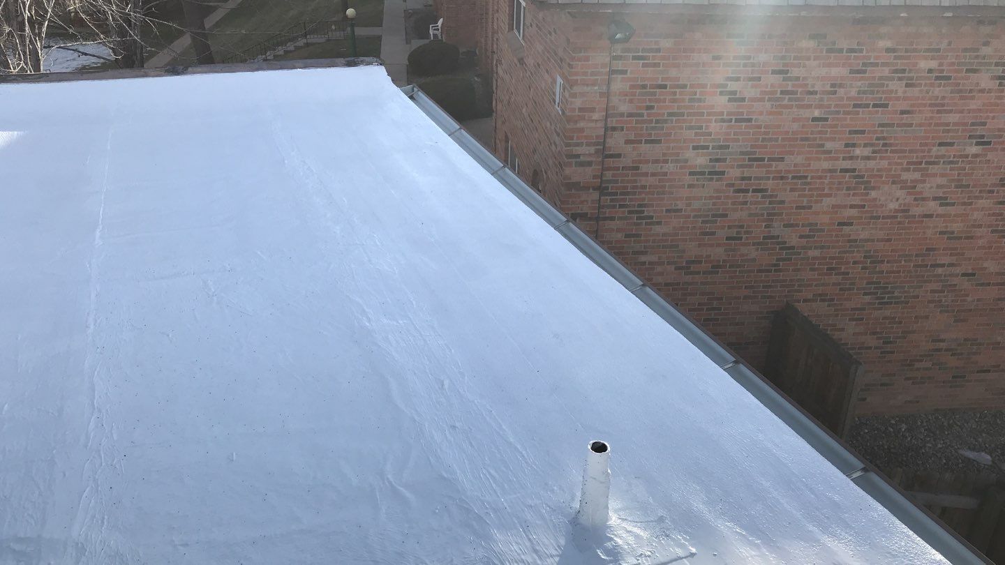 Commercial Roofing Installation using Gaco Silicone Coating  by A to Z Roofing