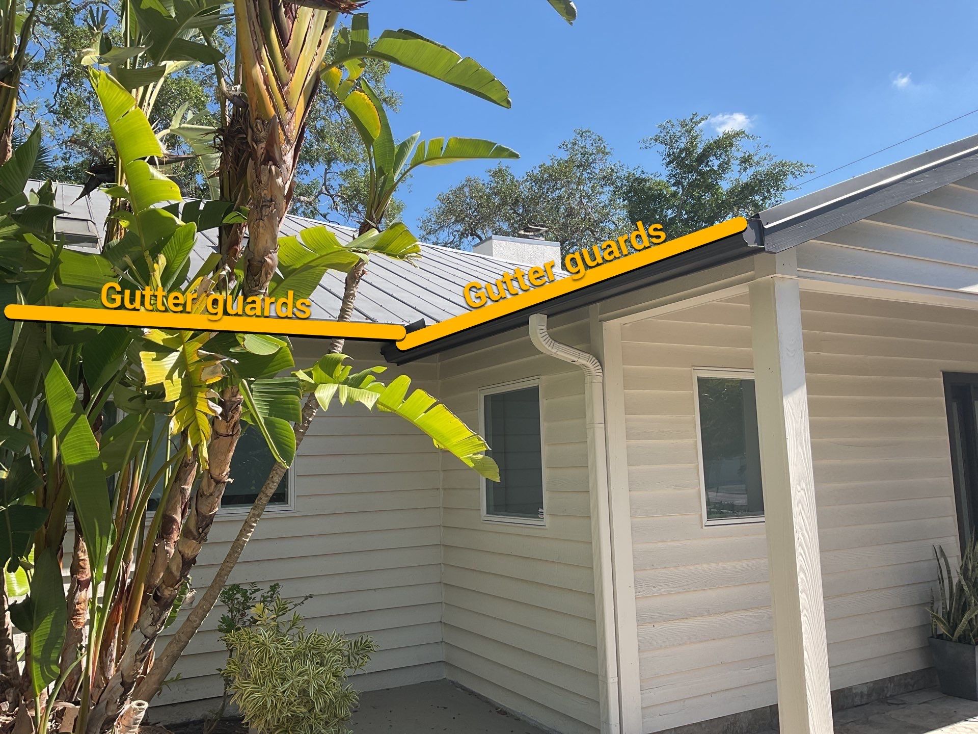 Gutter Guard Installation Project in Sarasota FL by Gutter Professors