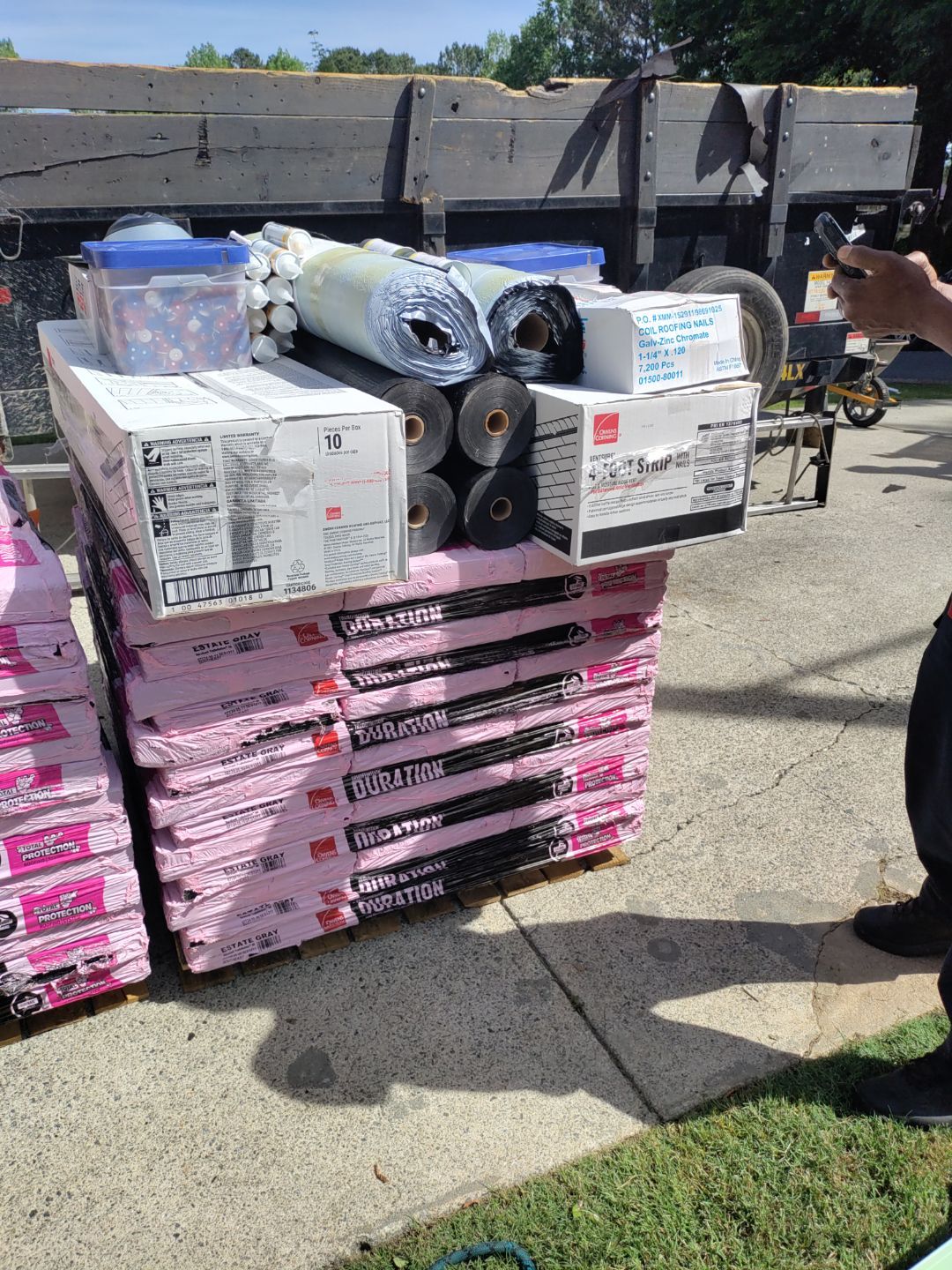 Residential Roof Replacement using Owens Corning Estate Gray by Inspector Roofing and Restoration