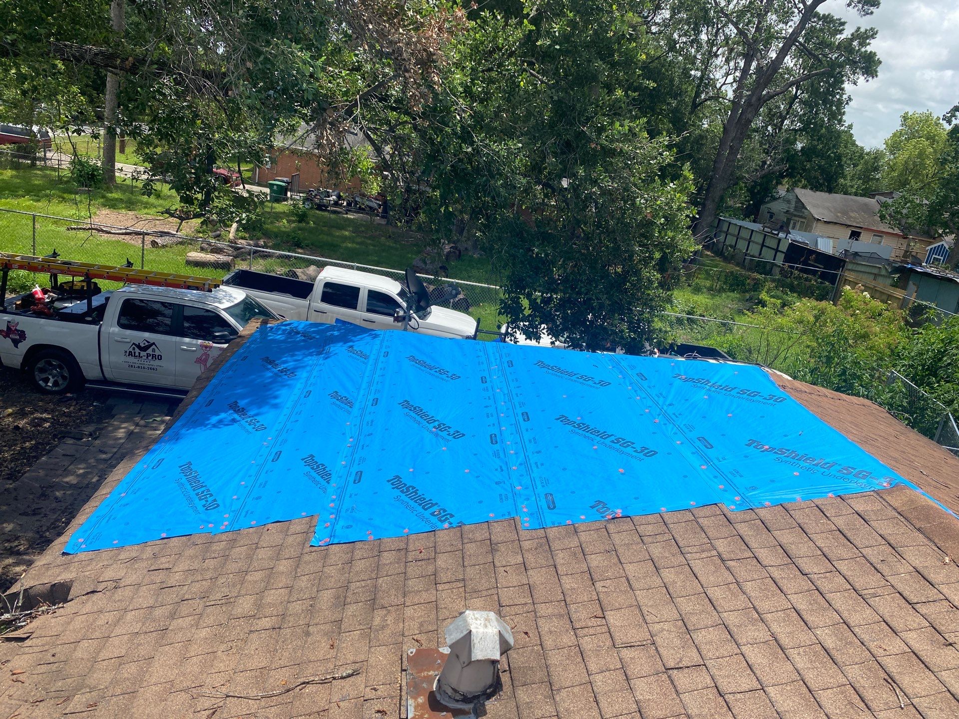 Residential Roofing Repair using tile by Roof Repair Company