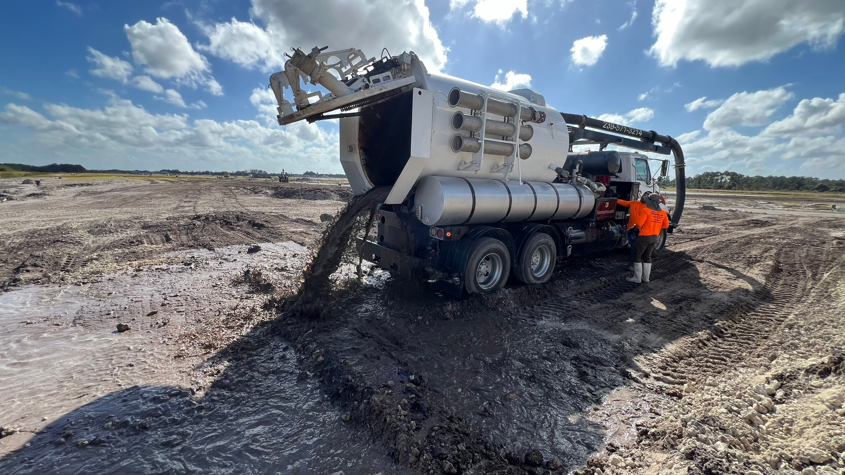 Lehigh Acres New Construction Community Sewer System Cleaning Part 2 by APS Power & Water
