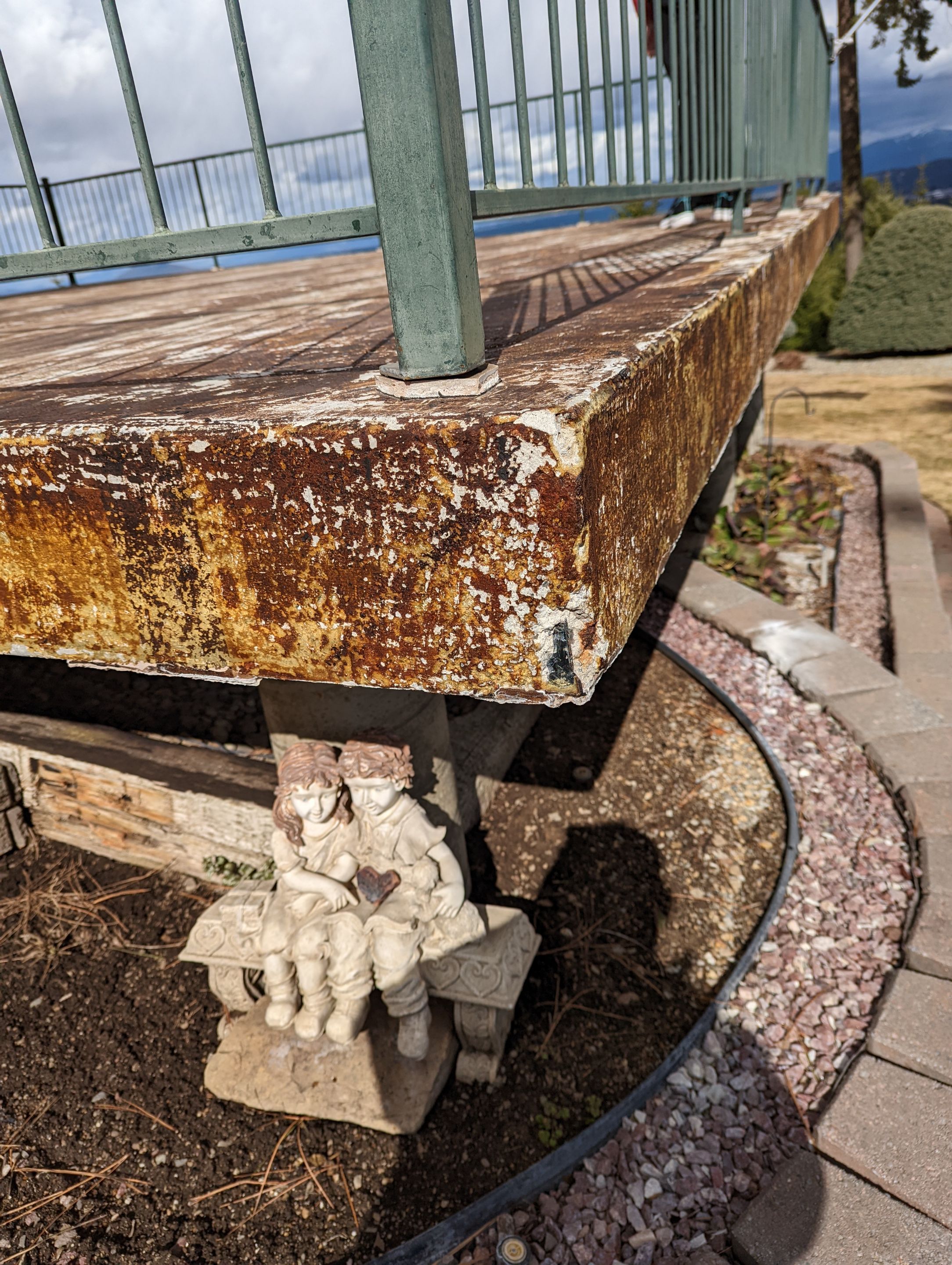 Patio Transformation using Pecan by Croc Coatings, LLC