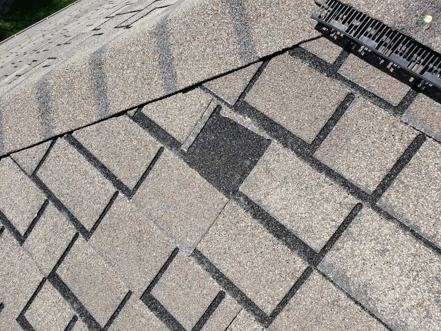 Hail Damage using GAF Timberline Ultra by The Roof Doctor