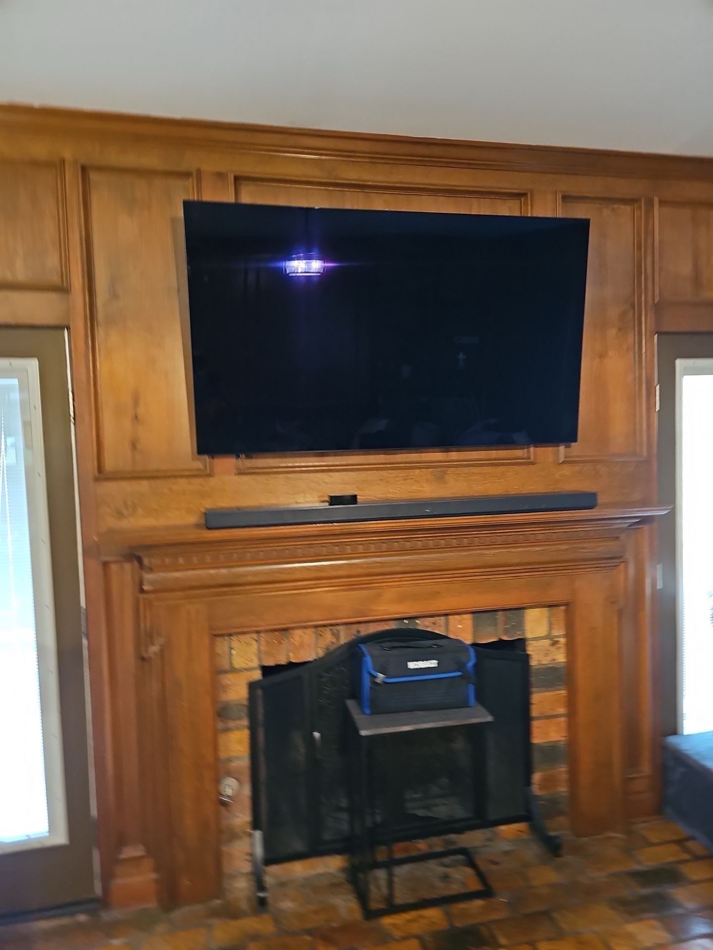 Fireplace TV Mounting Projects by Hangman Mounting & Installation 