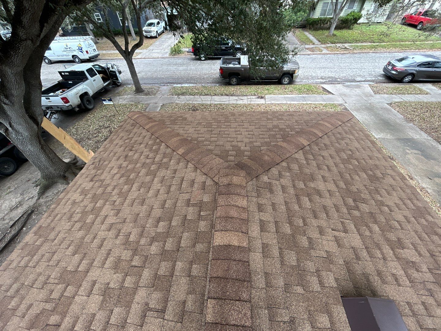 Residential Roofing Installation using GAF Natural Shadow by Lighthouse Roofing