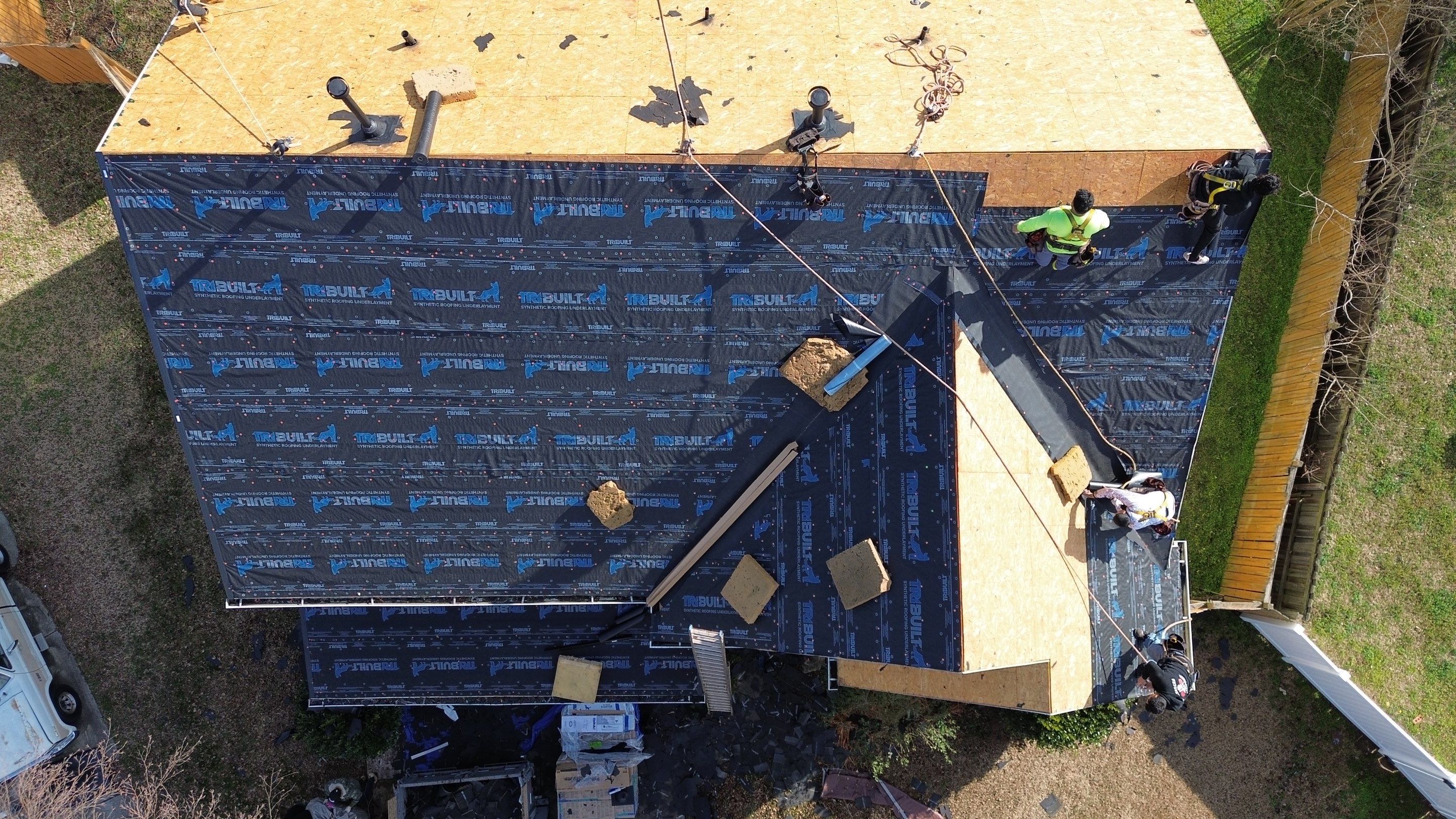 Roof replacement by hail damage by Just Brilliant Restoration JBR