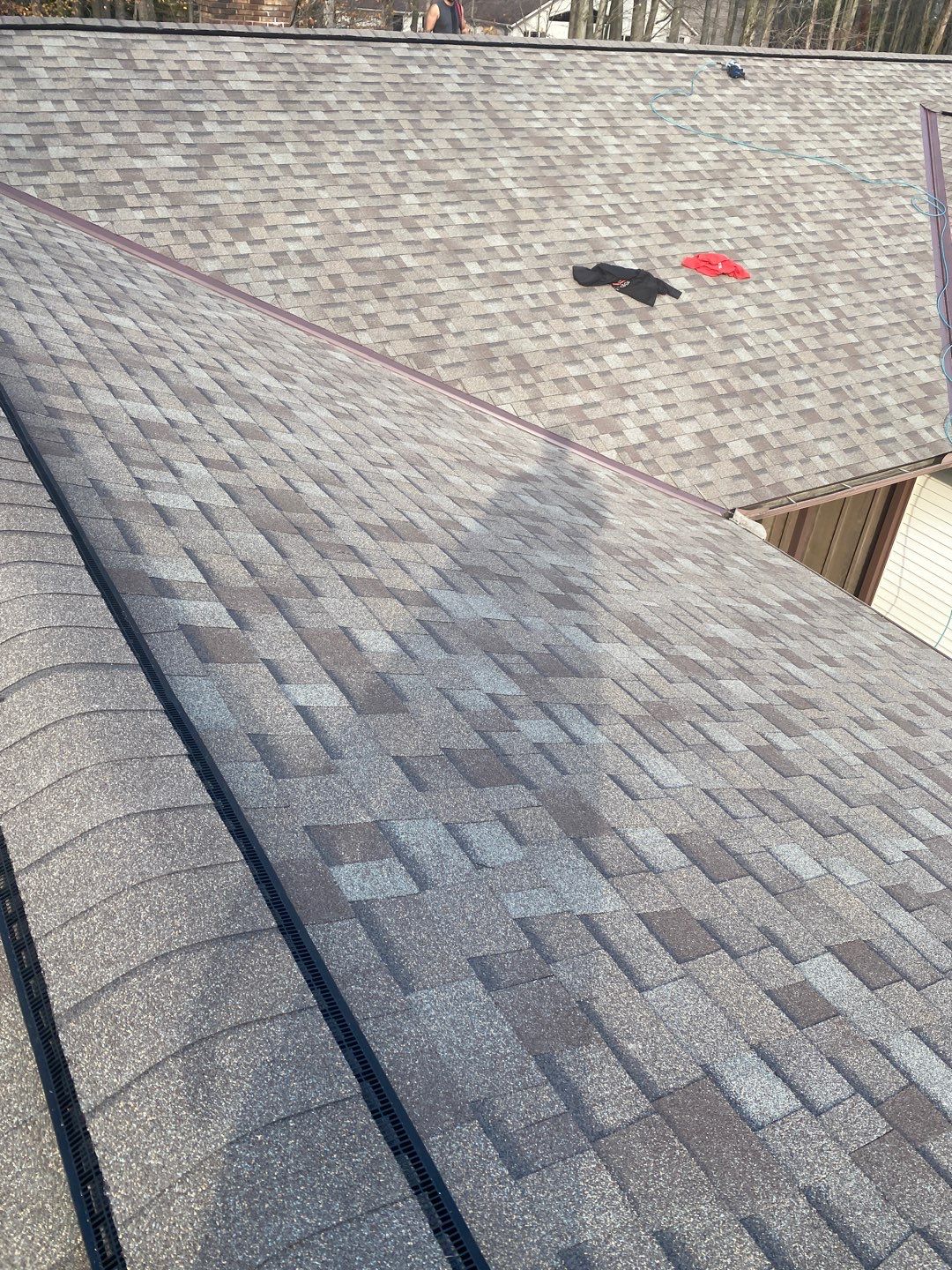 Residential Roofing Installation using Owens Corning Duration, Driftwood by Absolute Roofing and Construction