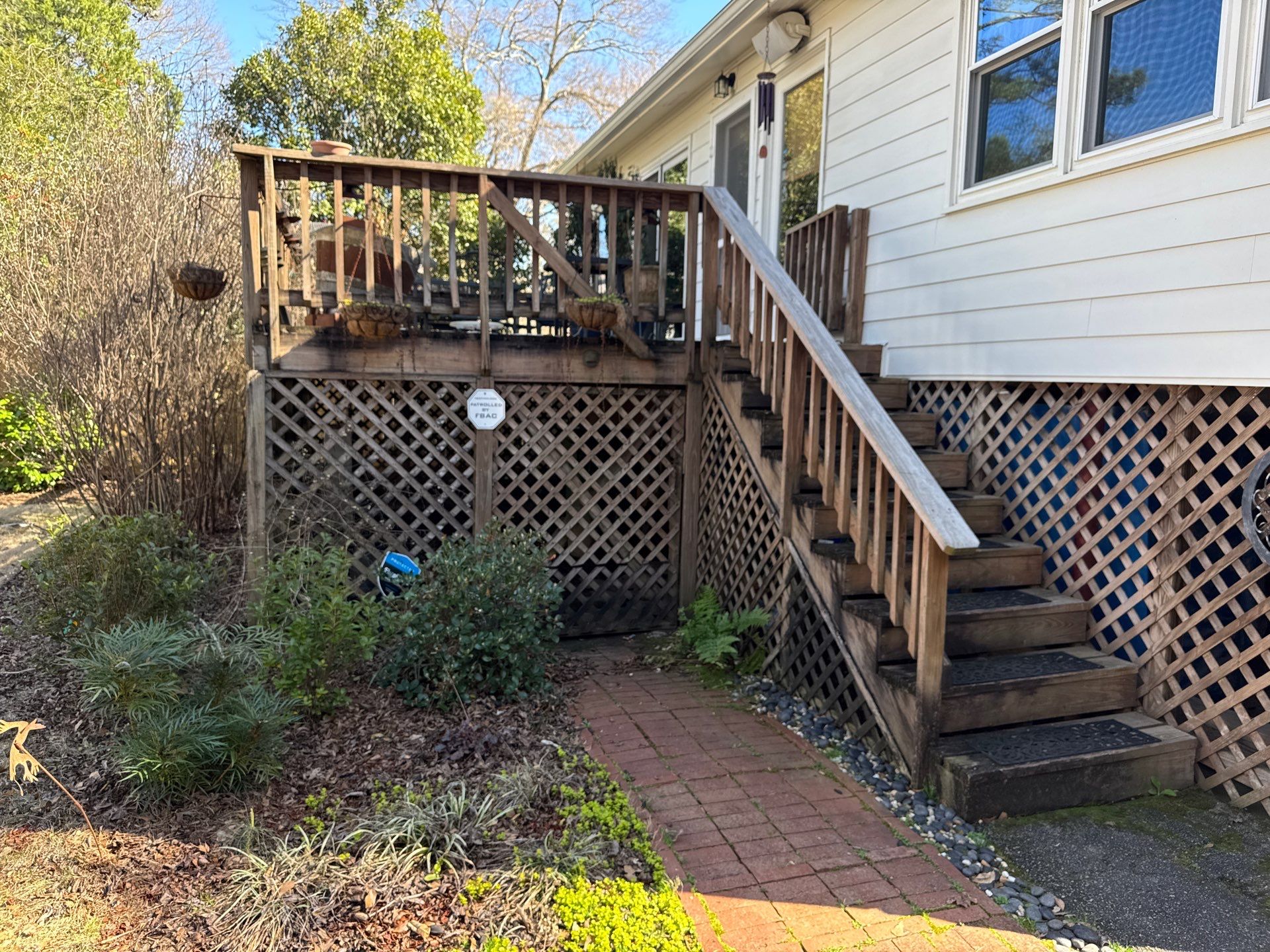 Atlanta, GA Deck Replacement and Hog Board Underpinning Install with Deckorators Summit Series Decking and Hardie Trim by Nelson Exteriors 