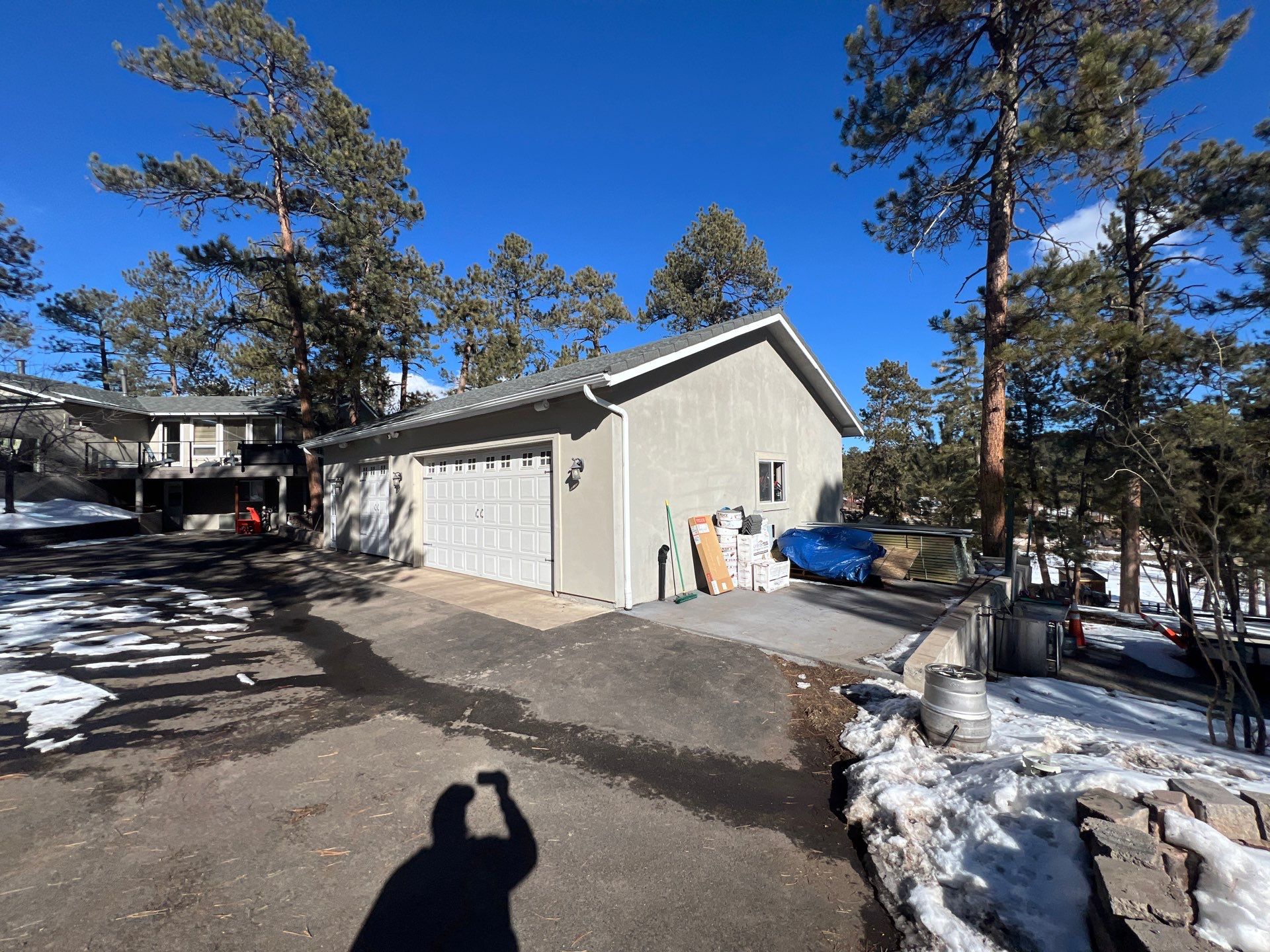 Residential Roofing Installation using Stone Coated Steel by Blue Peaks Roofing LLC 