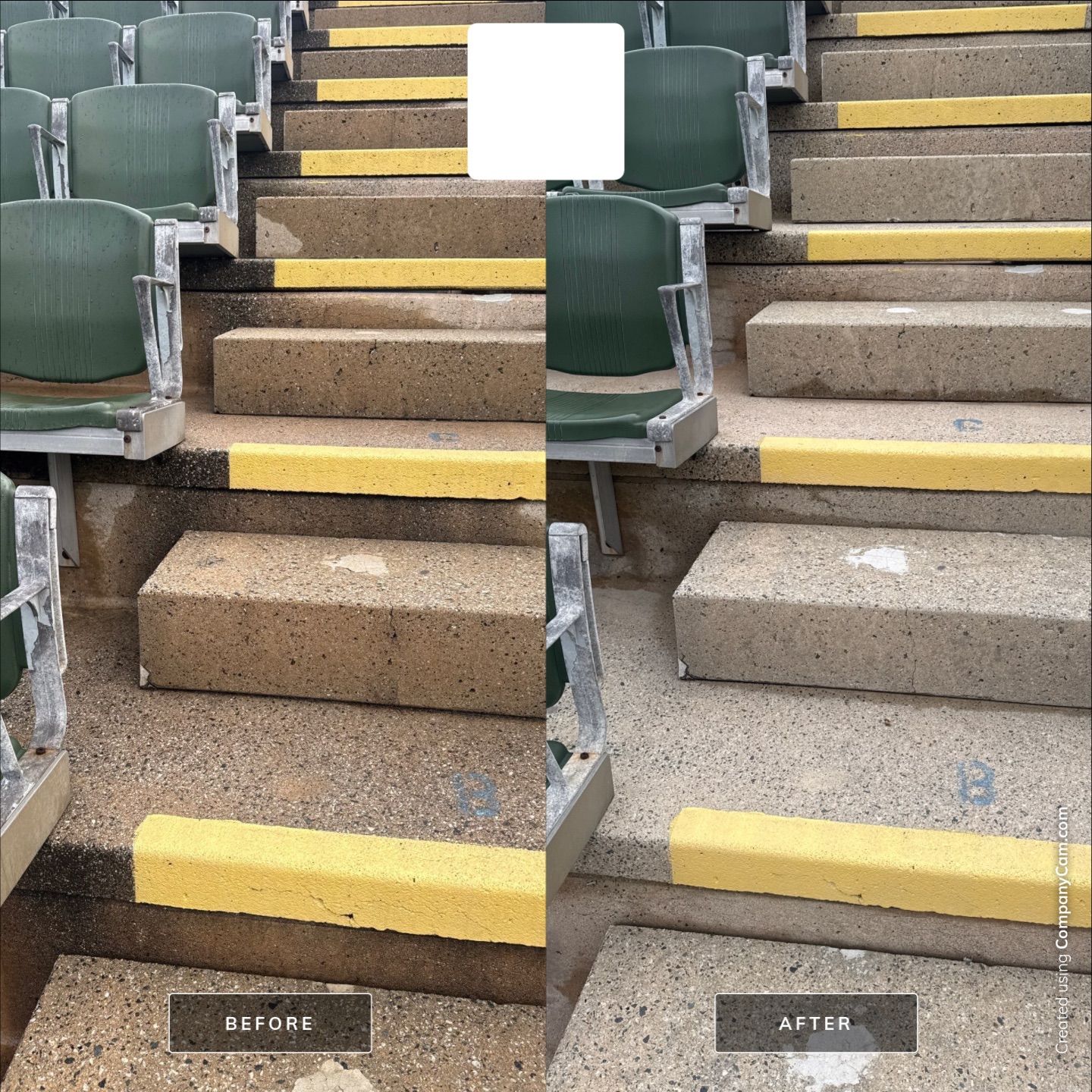 Stadium Cleaning in Wilmington by Shark Power Washing