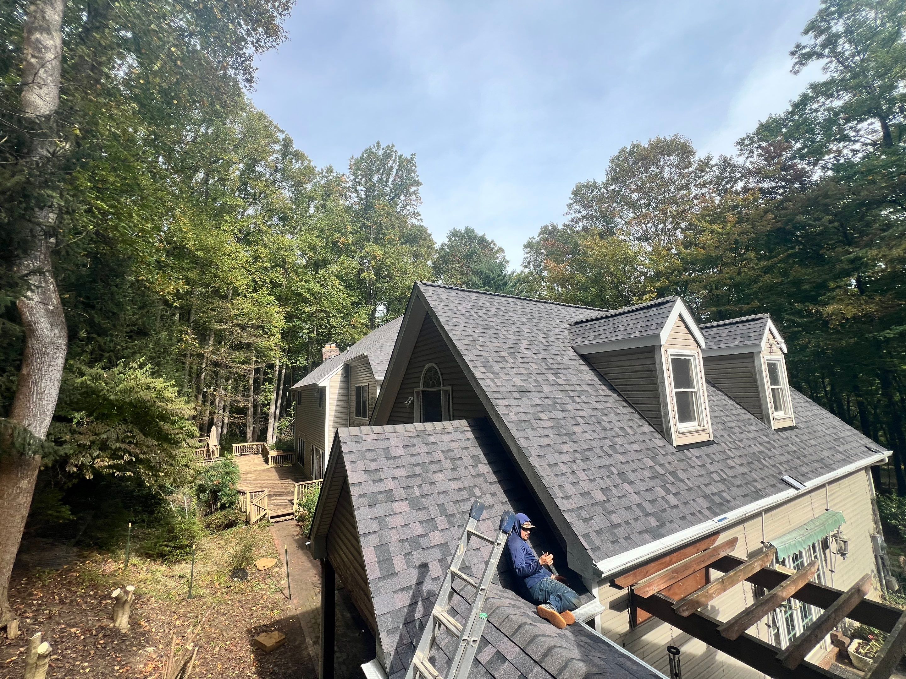 Architectural Asphalt Shingle Roof Replacement in Frederick, Maryland by Frederick Roof Repair