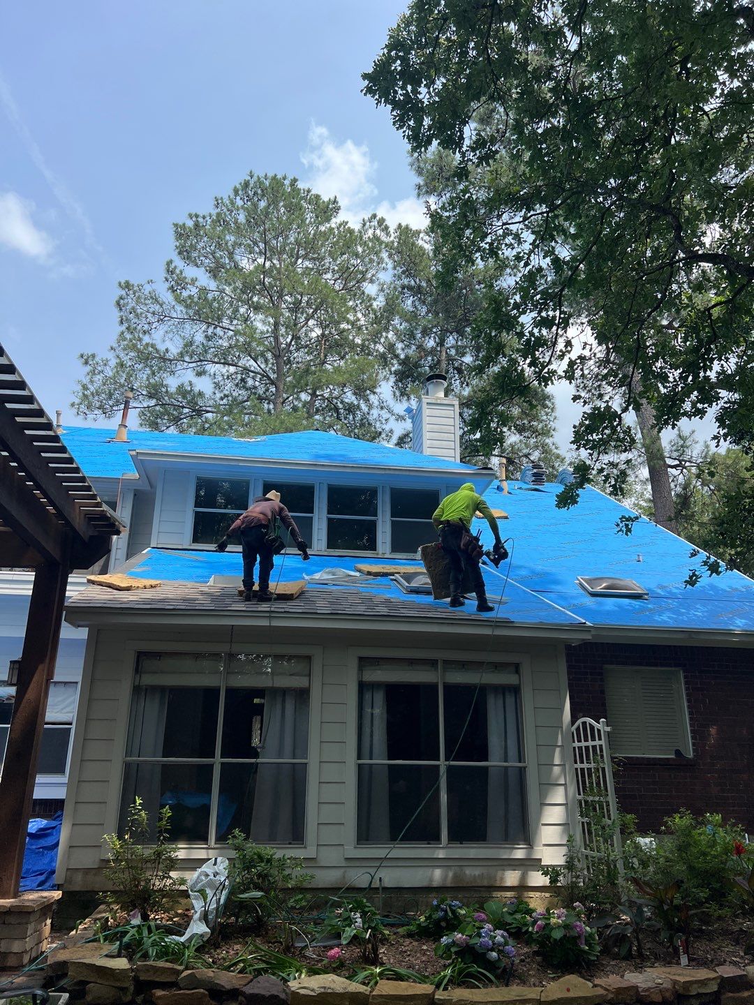 Residential Roofing Installation using IKO Dynasty by Core Four Roofing
