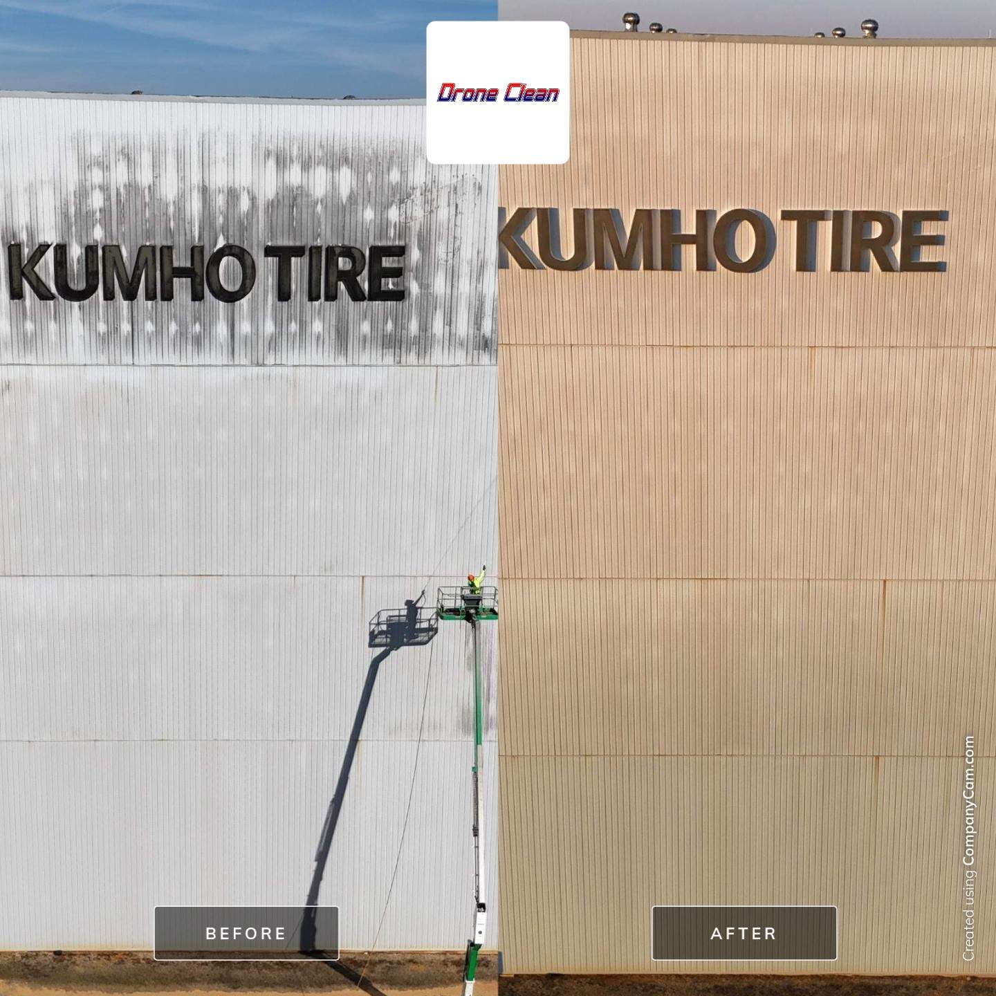 Project in Macon, GA by Drone Clean