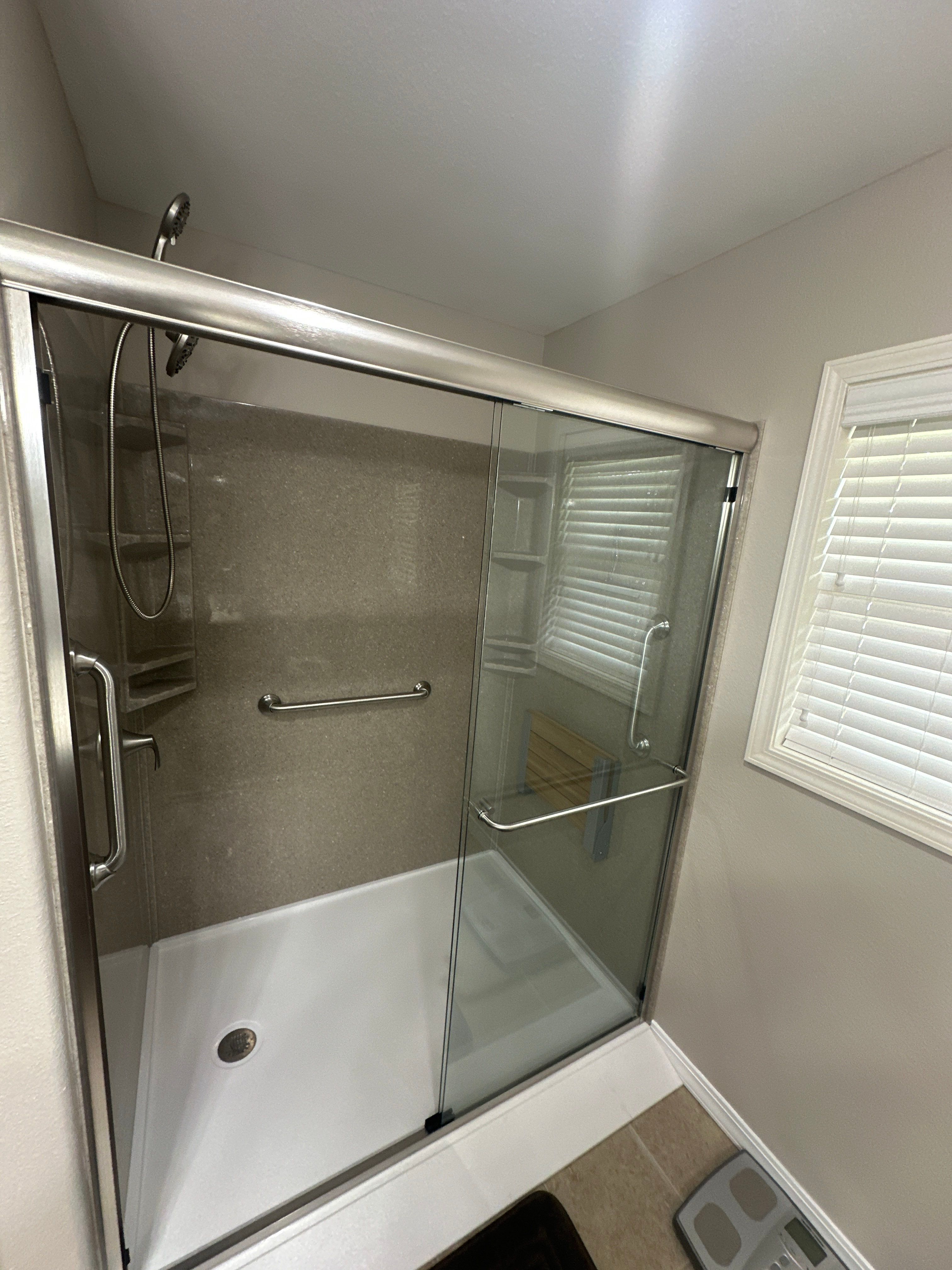 Master Bathroom Remodel for Retired Veteran by Kitchen Works LLC