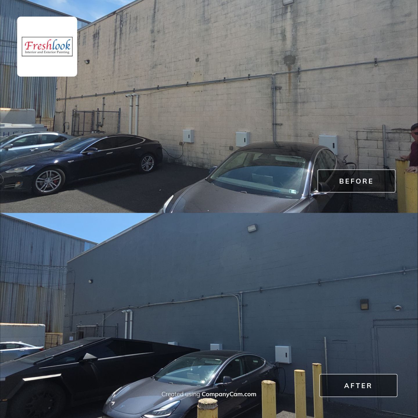 Commercial Exterior Painting Project in Springfield, PA by Freshlook Painting
