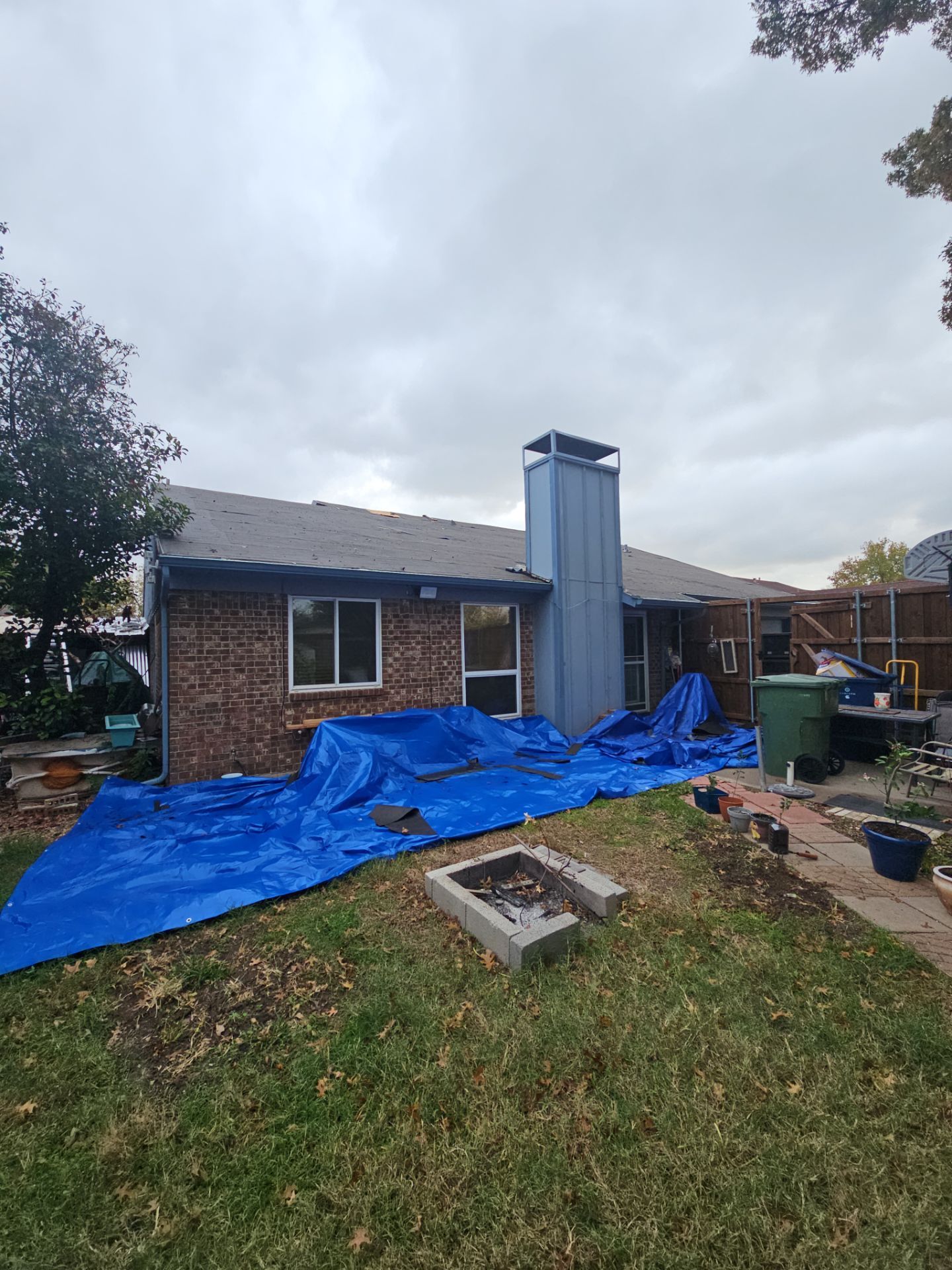 Full GAF Charcoal Roof Replacement in Garland, TX by road roofing llc