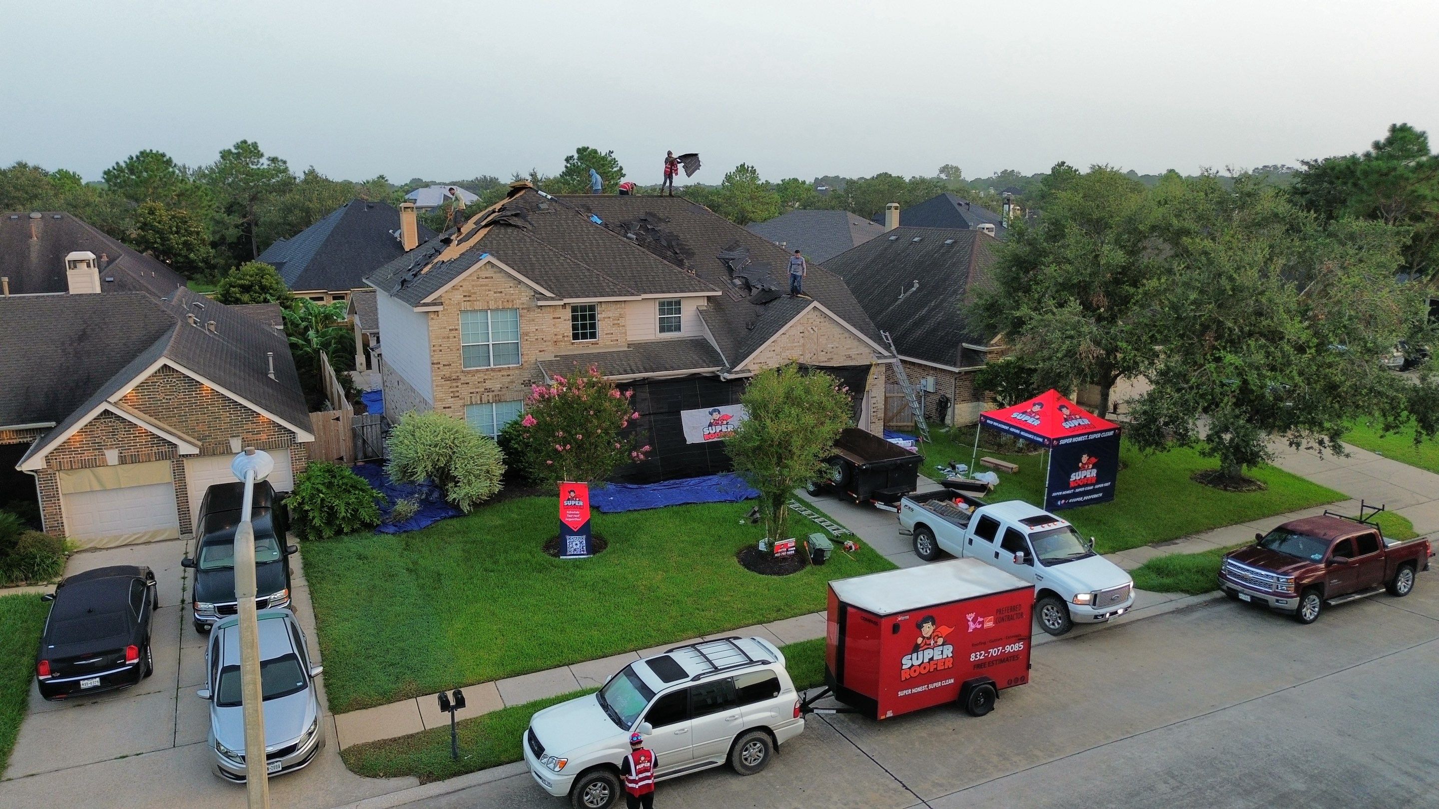Roof Replacement in League City using Owens Corning Duration by Super Roofer LLC