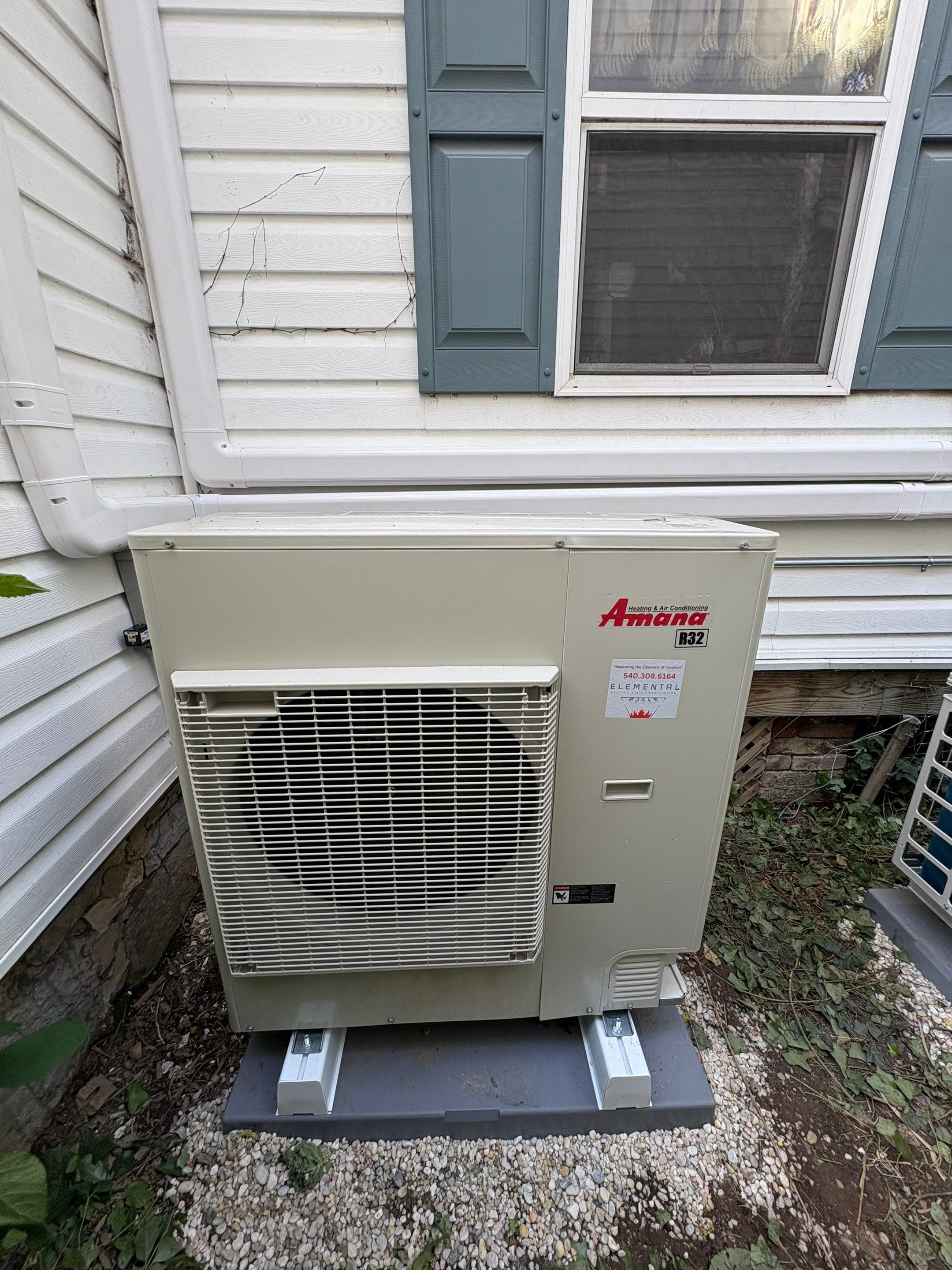 High efficiency system install in New Market by Elemental Heating and air conditioning LLC
